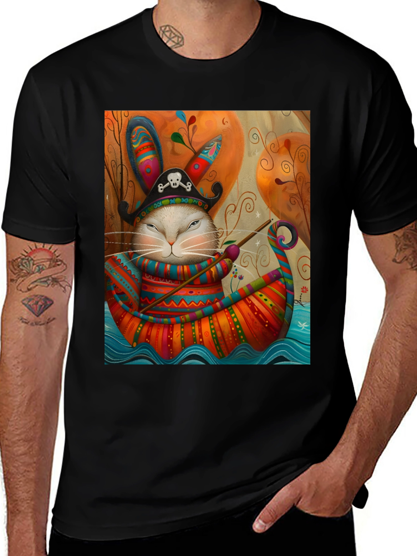 Variant 20 of Pirate Rabbit Boat Ride T-Shirt