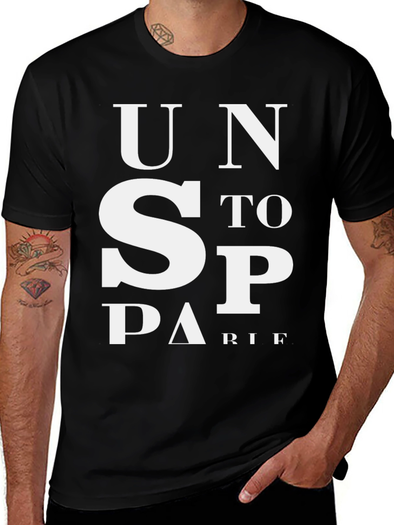 Variant 17 of Unstoppable Graphic Print T-Shirt
