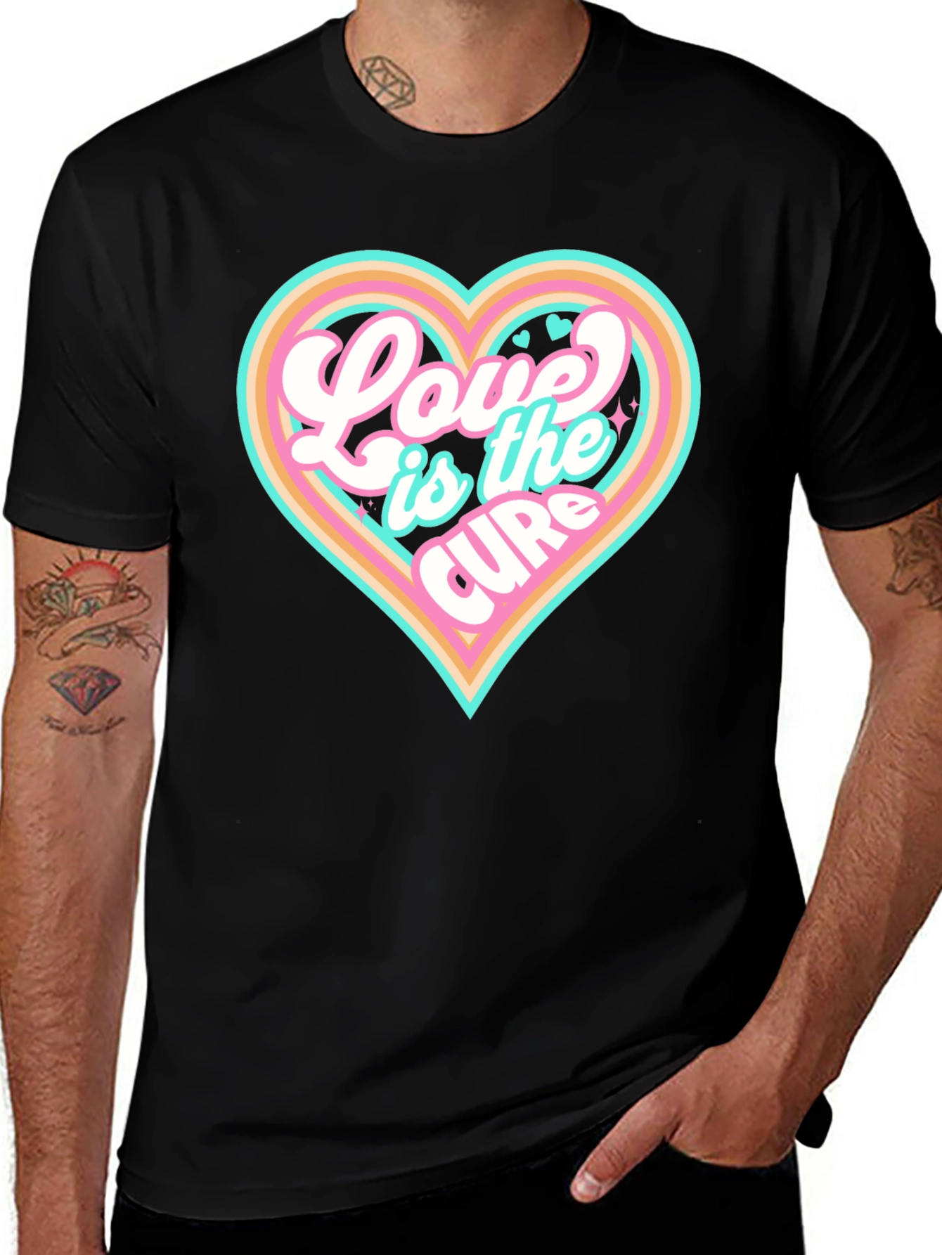 Variant 23 of Love is the Cure Graphic T-Shirt