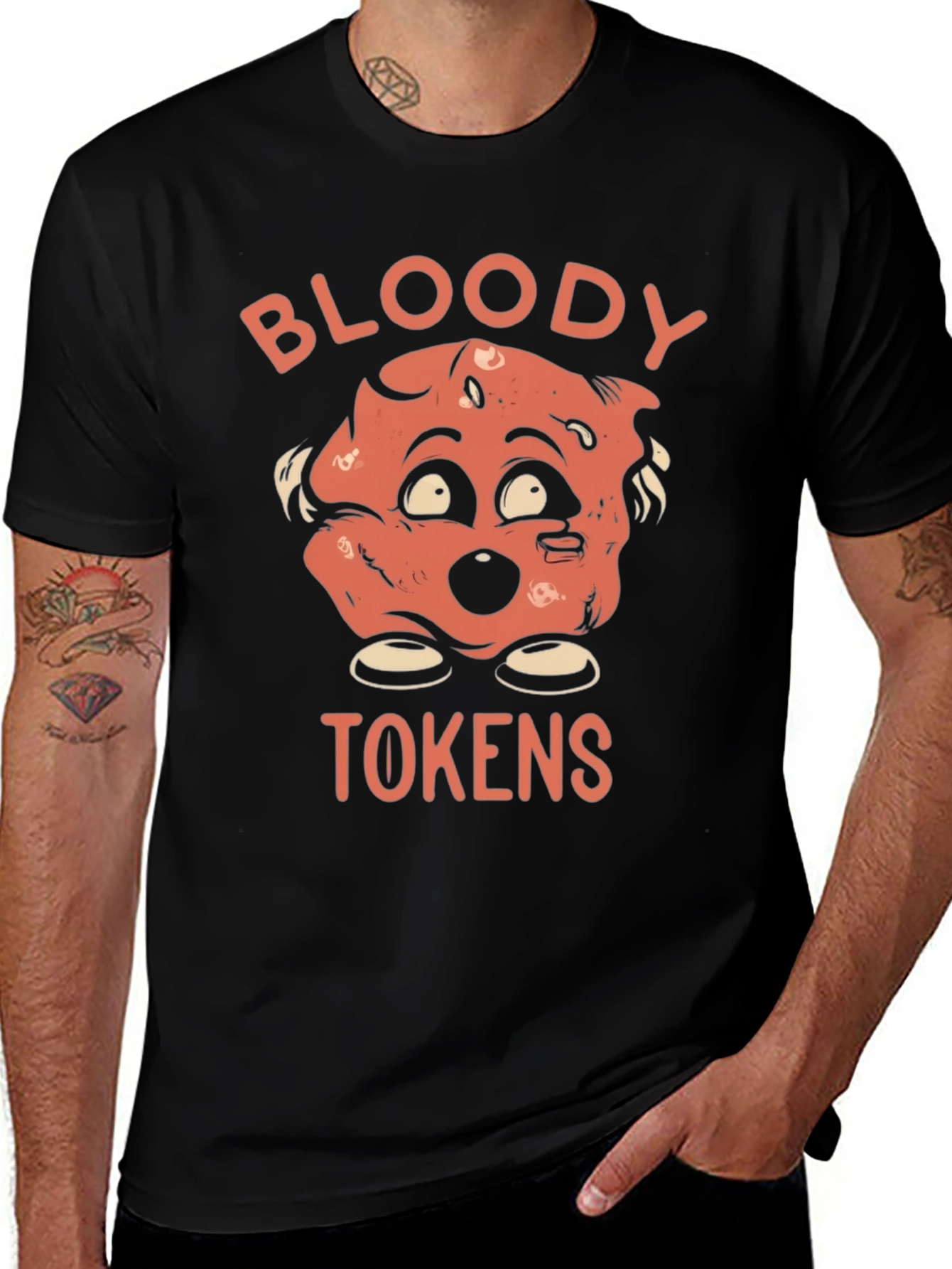 Variant 21 of Bloody Tokens Graphic T-Shirt