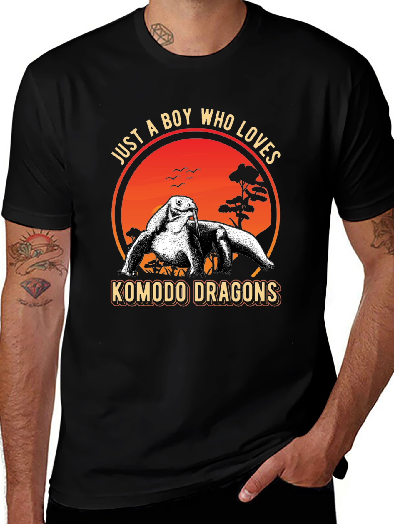 Just a Boy Who Loves Komodo Dragons T-Shirt