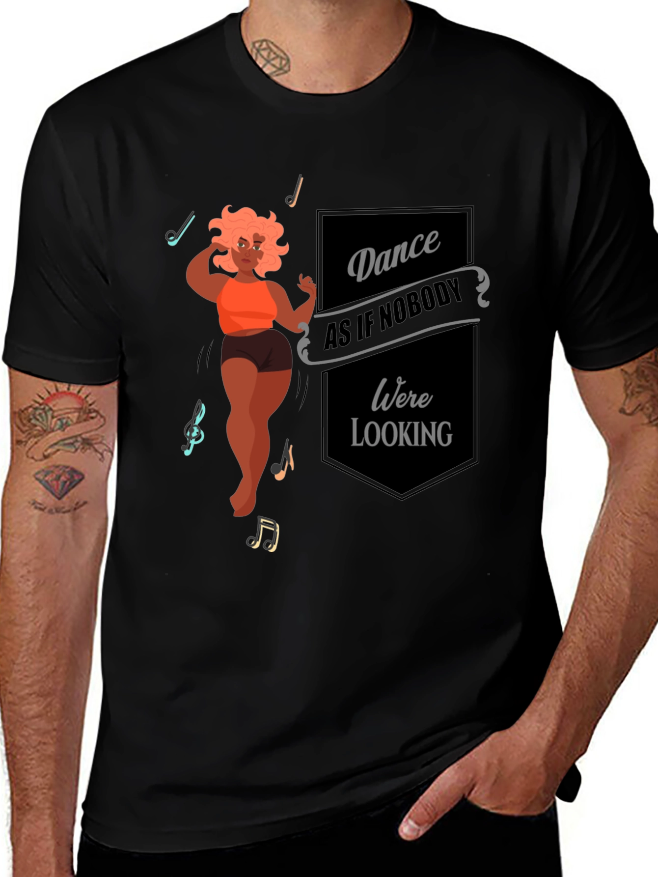 Variant 12 of Dance Like Nobody's Watching Graphic Tee