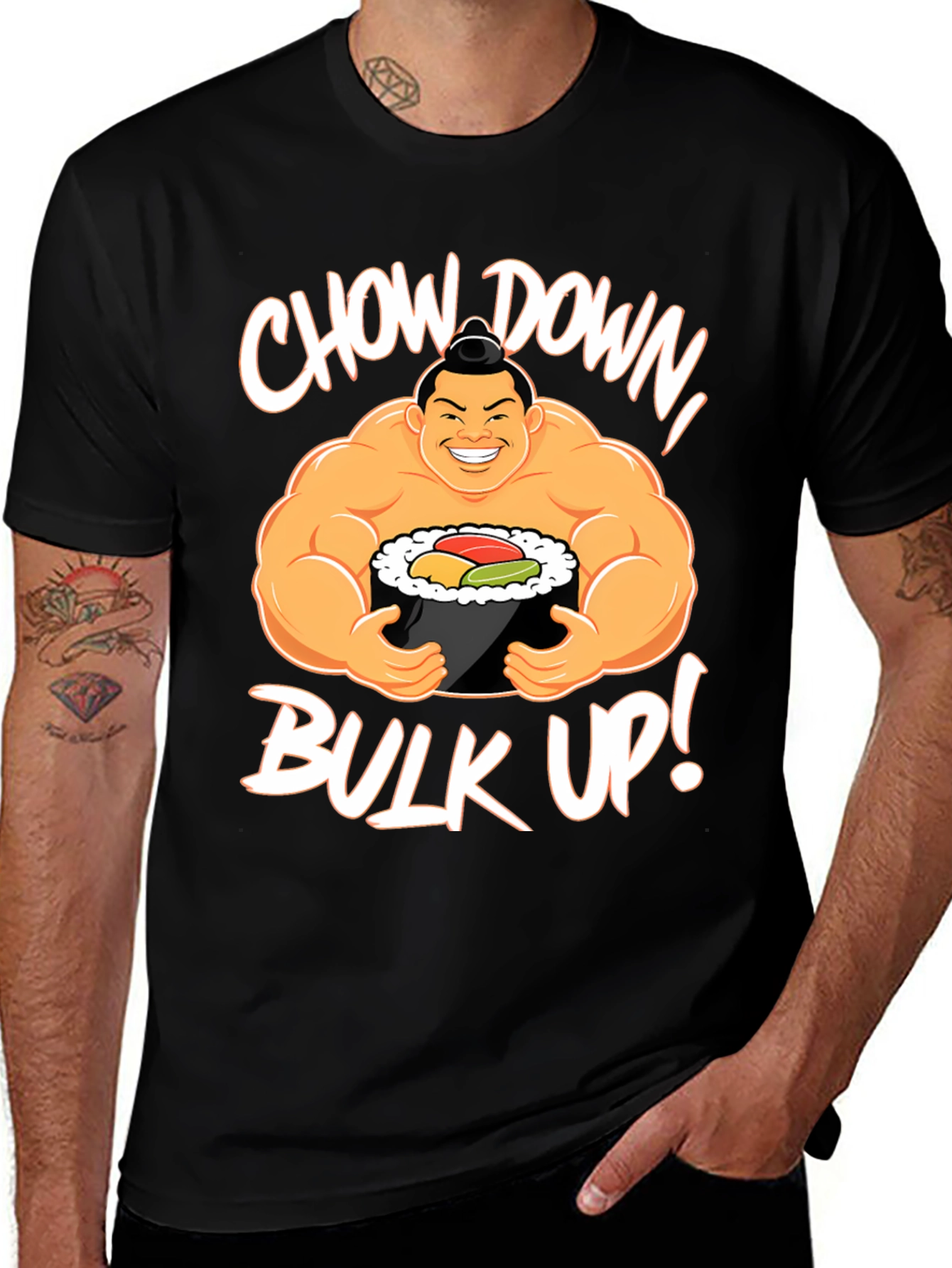 Variant 19 of Chow Down Bulk Up T-Shirt