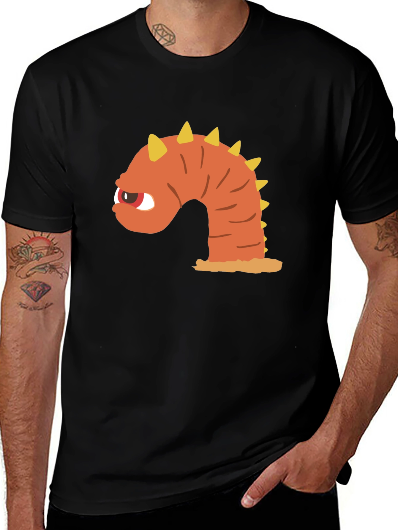 Variant 5 of Cartoon Monster T-Shirt - Unique Graphic Tee