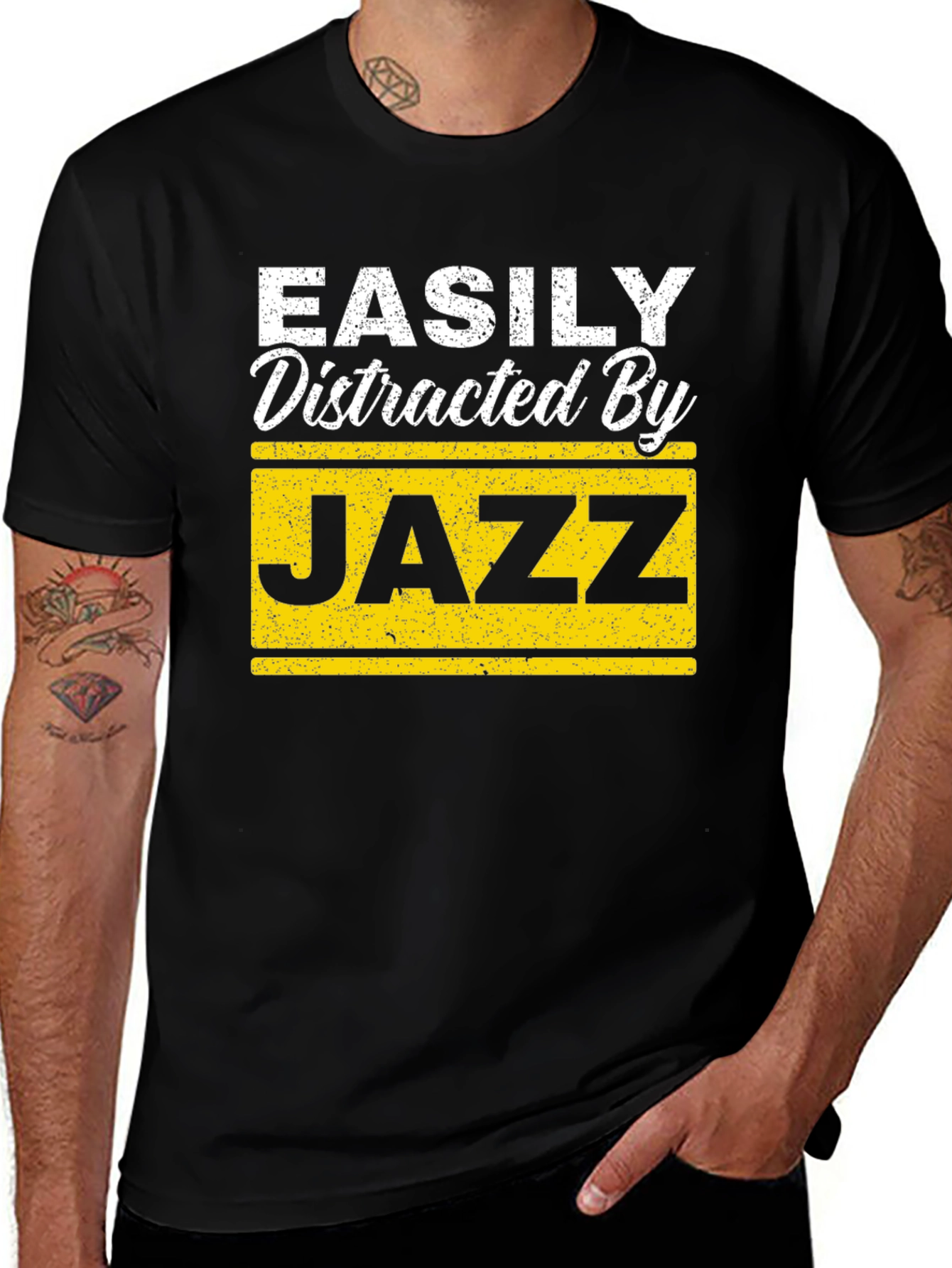 Variant 21 of Easily Distracted By Jazz T-Shirt