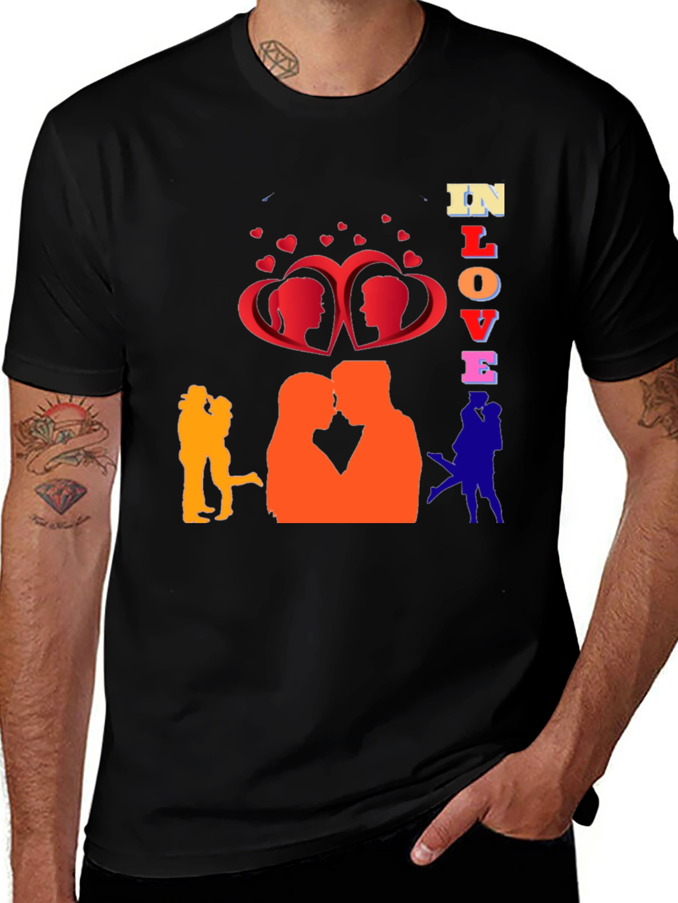 Variant 17 of In Love Graphic T-Shirt - Stylish Unisex Tee