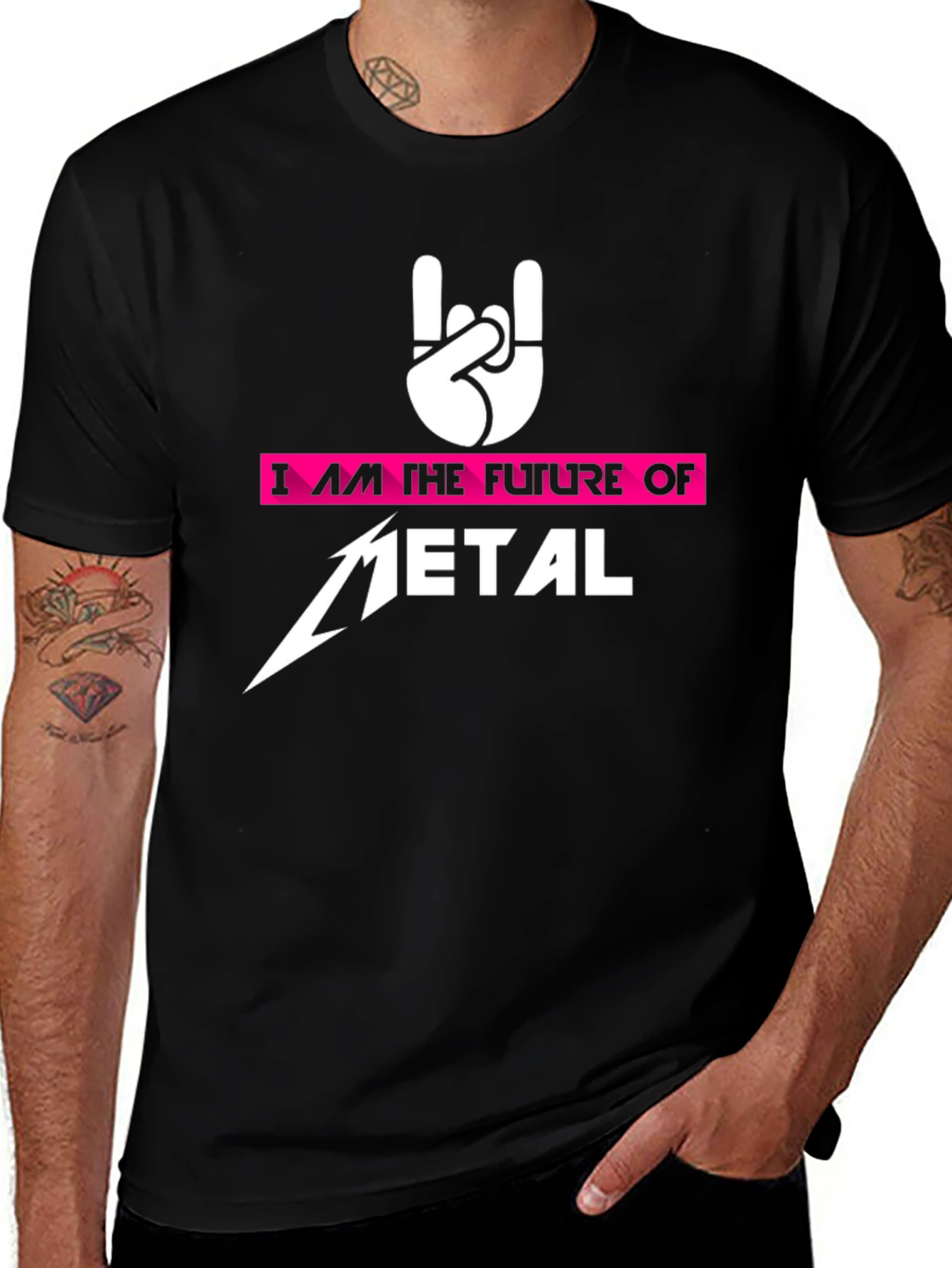 Variant 19 of I AM THE FUTURE OF METAL T-Shirt - Rock On!