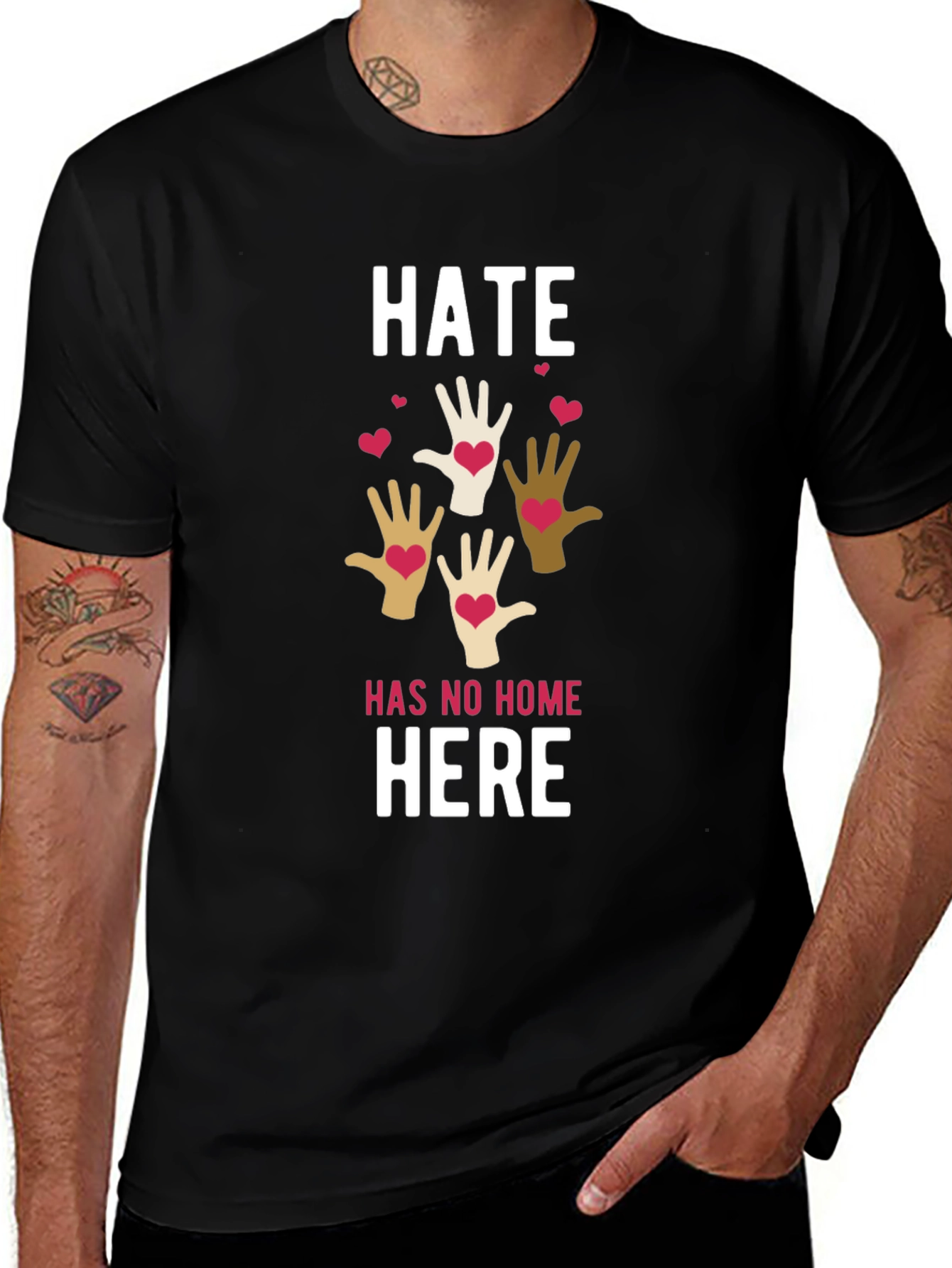 Variant 29 of Hate Has No Home Here Graphic T-Shirt