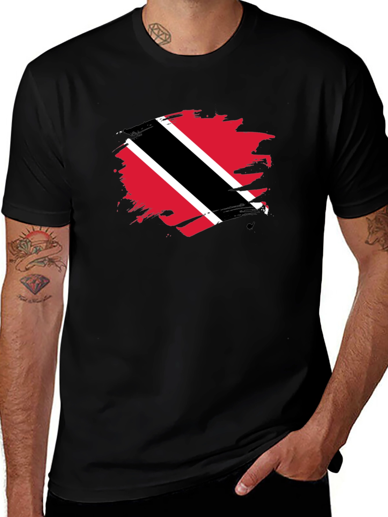 Variant 28 of Trinidad & Tobago Flag T-Shirt - Stylish Graphic Tee