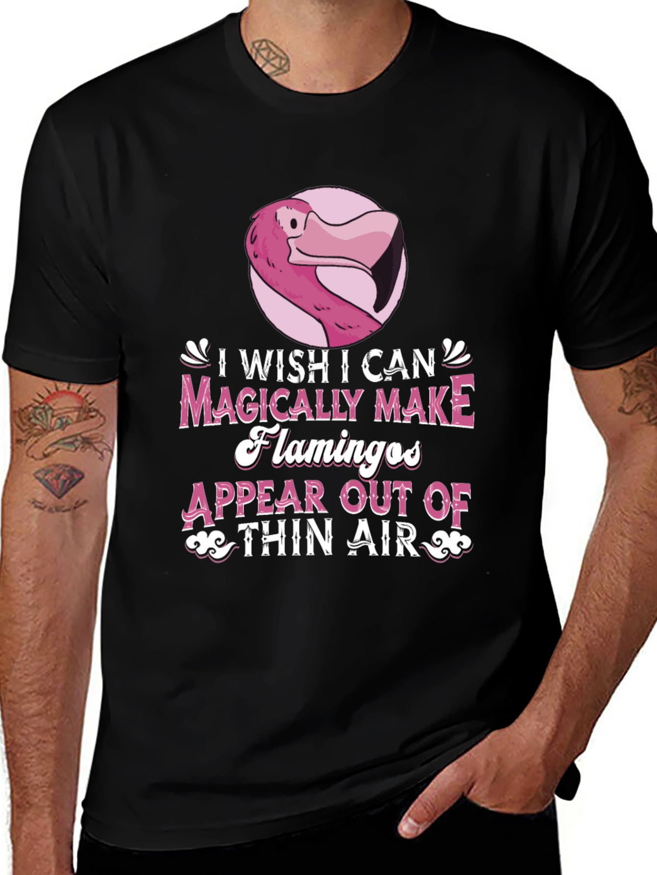 Variant 4 of Funny Flamingo Graphic T-Shirt