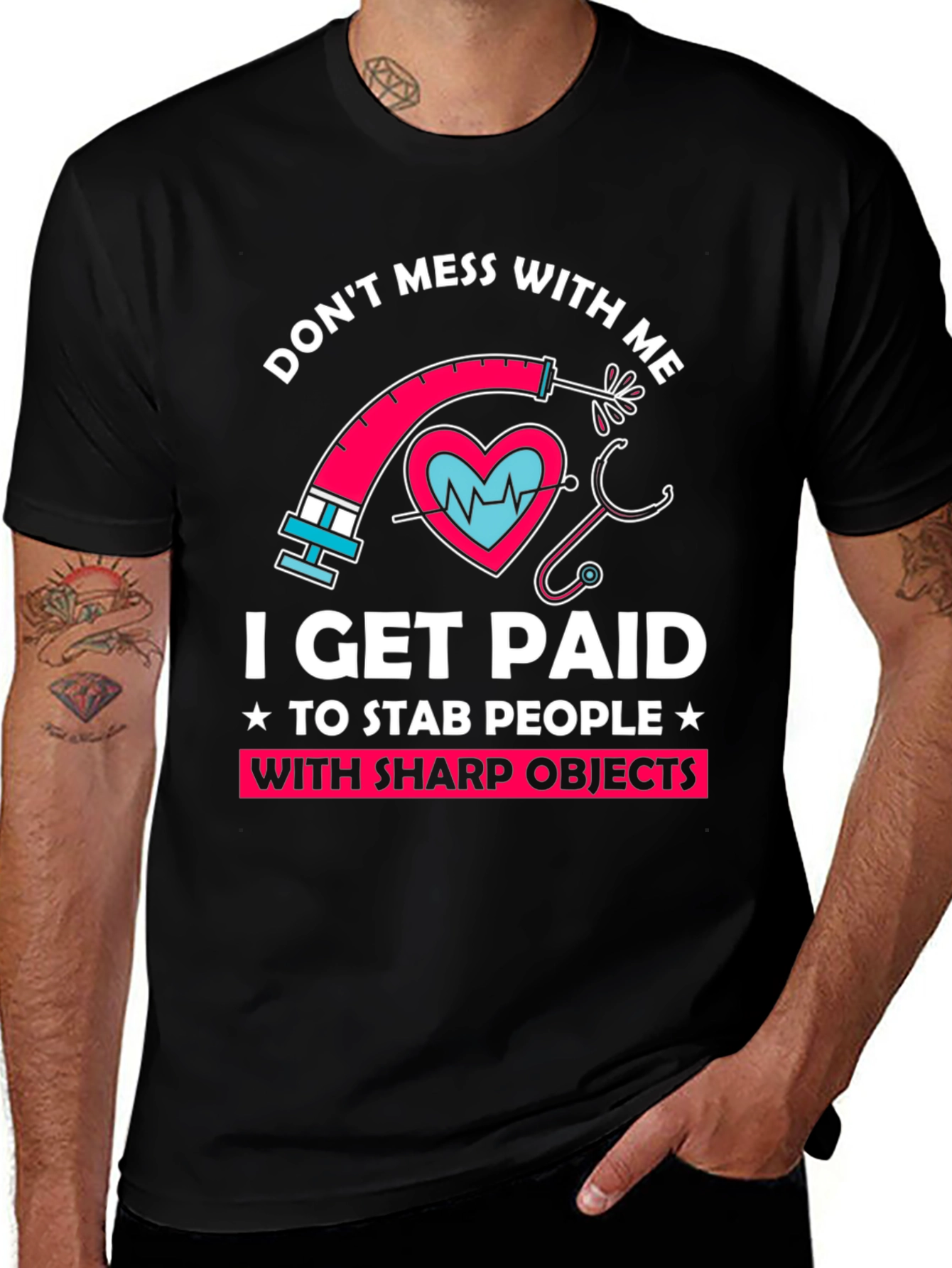 Variant 4 of Funny Nurse/Medical T-Shirt - Don't Mess With Me!