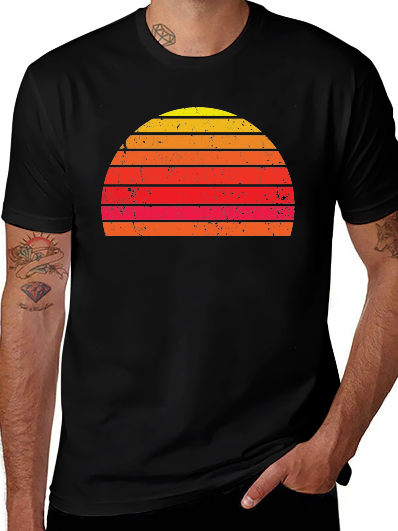Variant 22 of Retro Sunset Graphic Tee