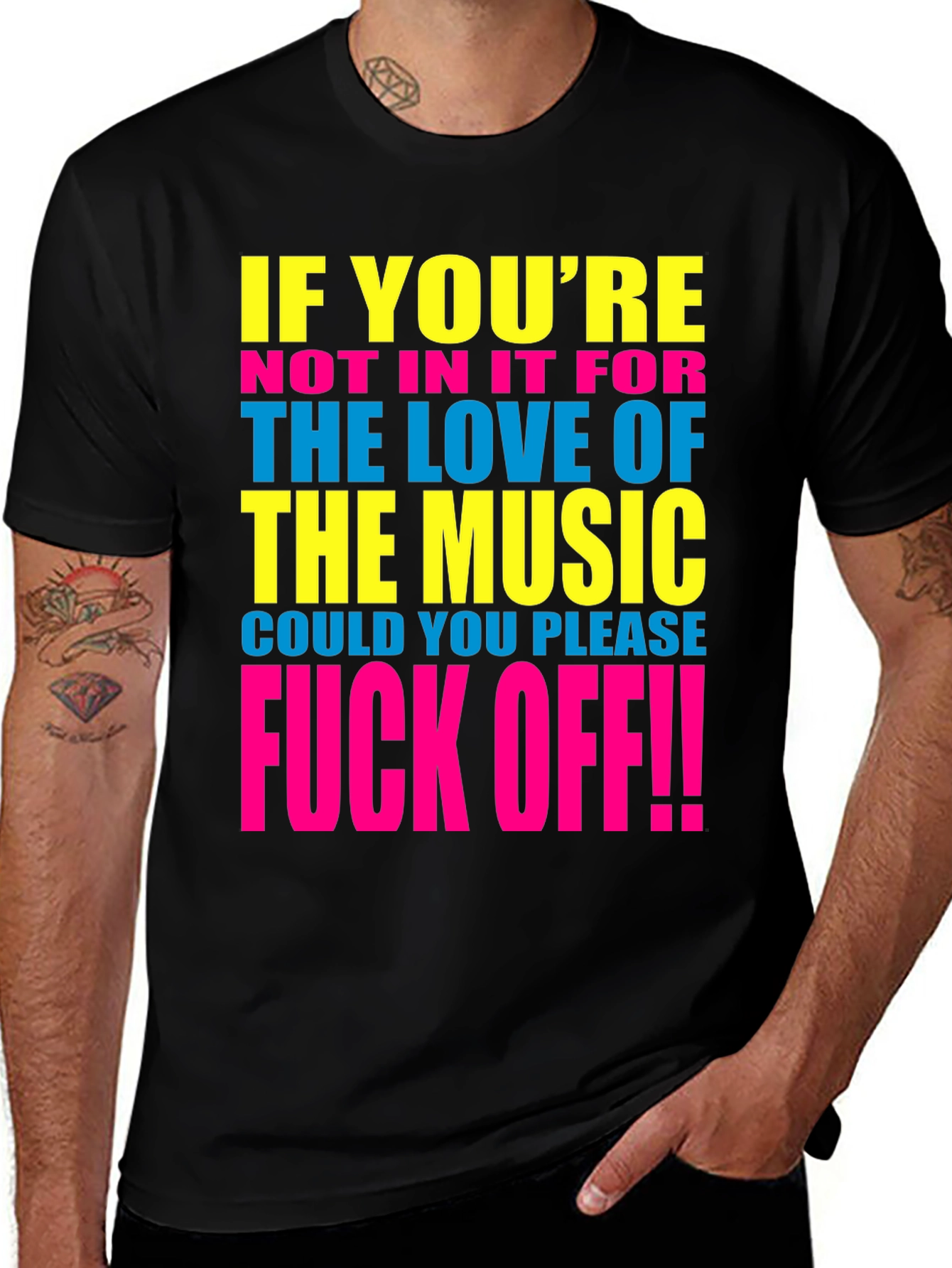 Variant 23 of Music Lover Graphic Tee - Bold Slogan Shirt