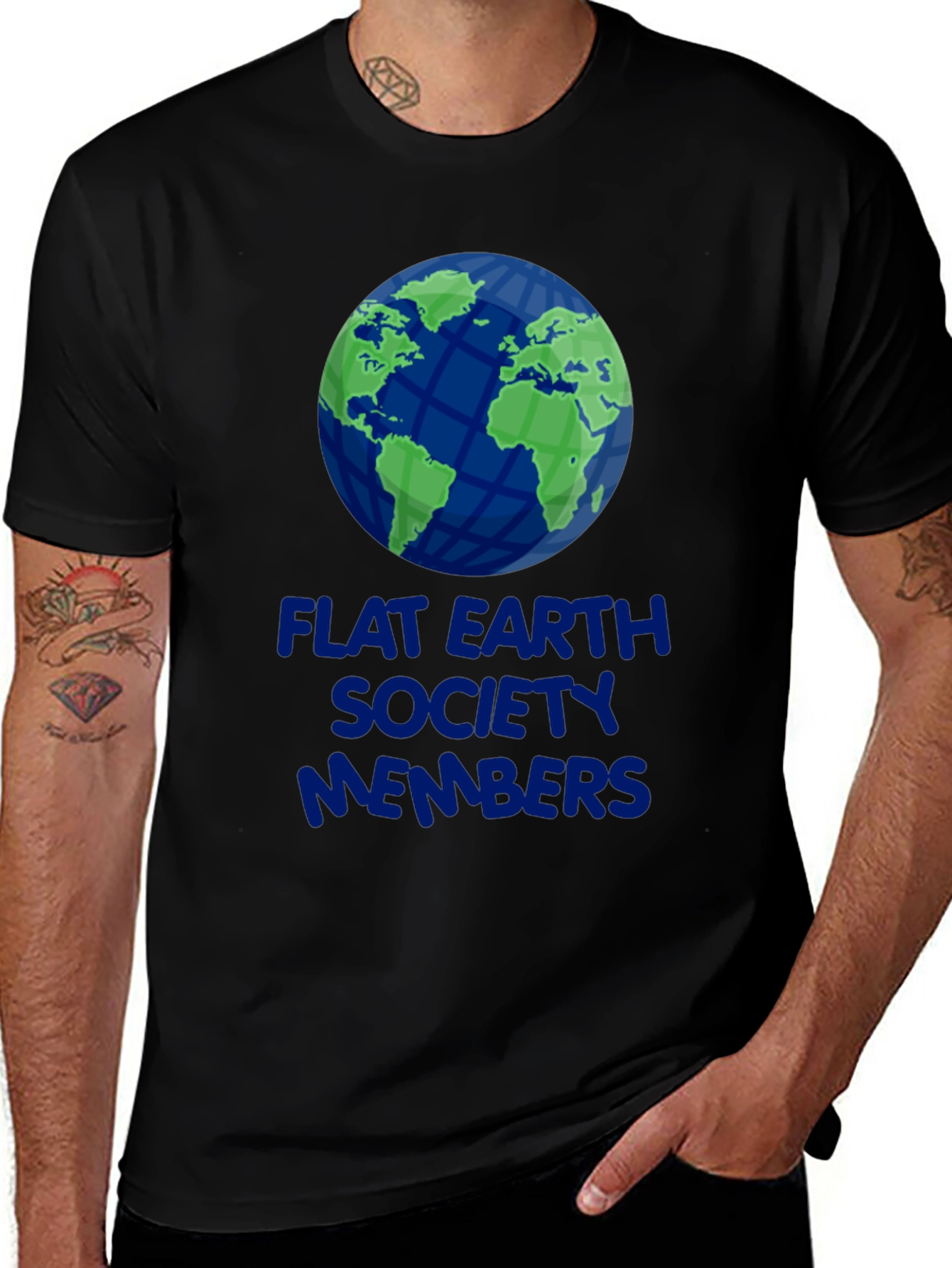 Flat Earth Society T-Shirt - Conspiracy Tee