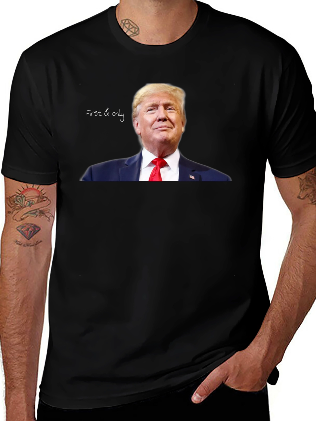 First & Only Trump Graphic Tee