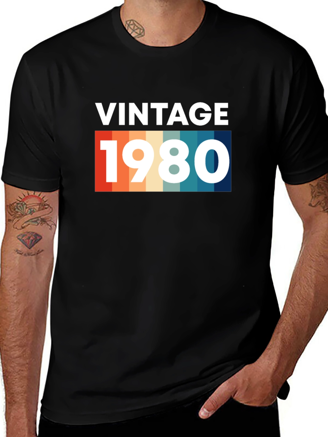 Variant 9 of Vintage 1980 Graphic Tee - Retro Style