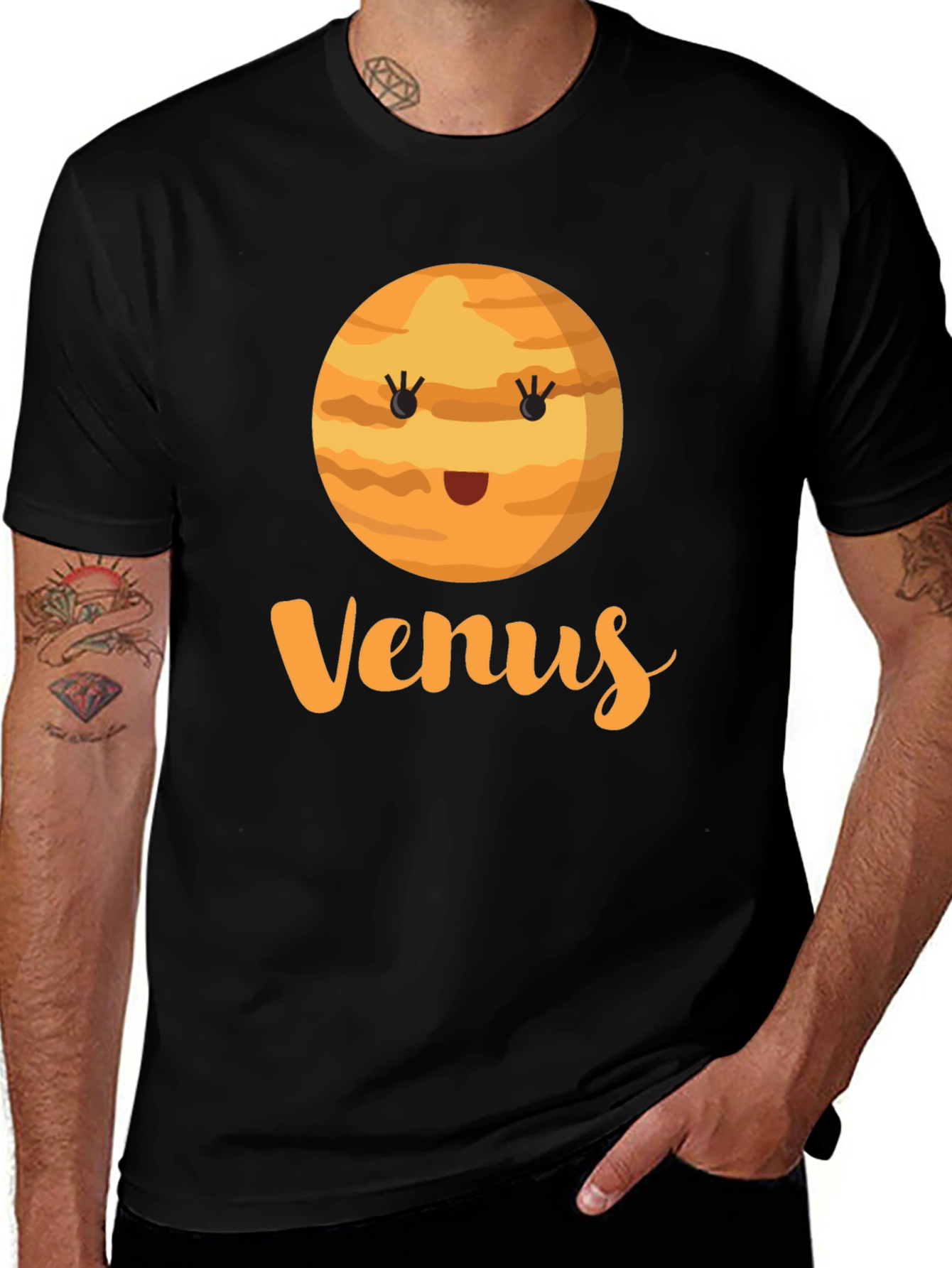 Cute Venus Planet Graphic Tee - Unisex T-Shirt