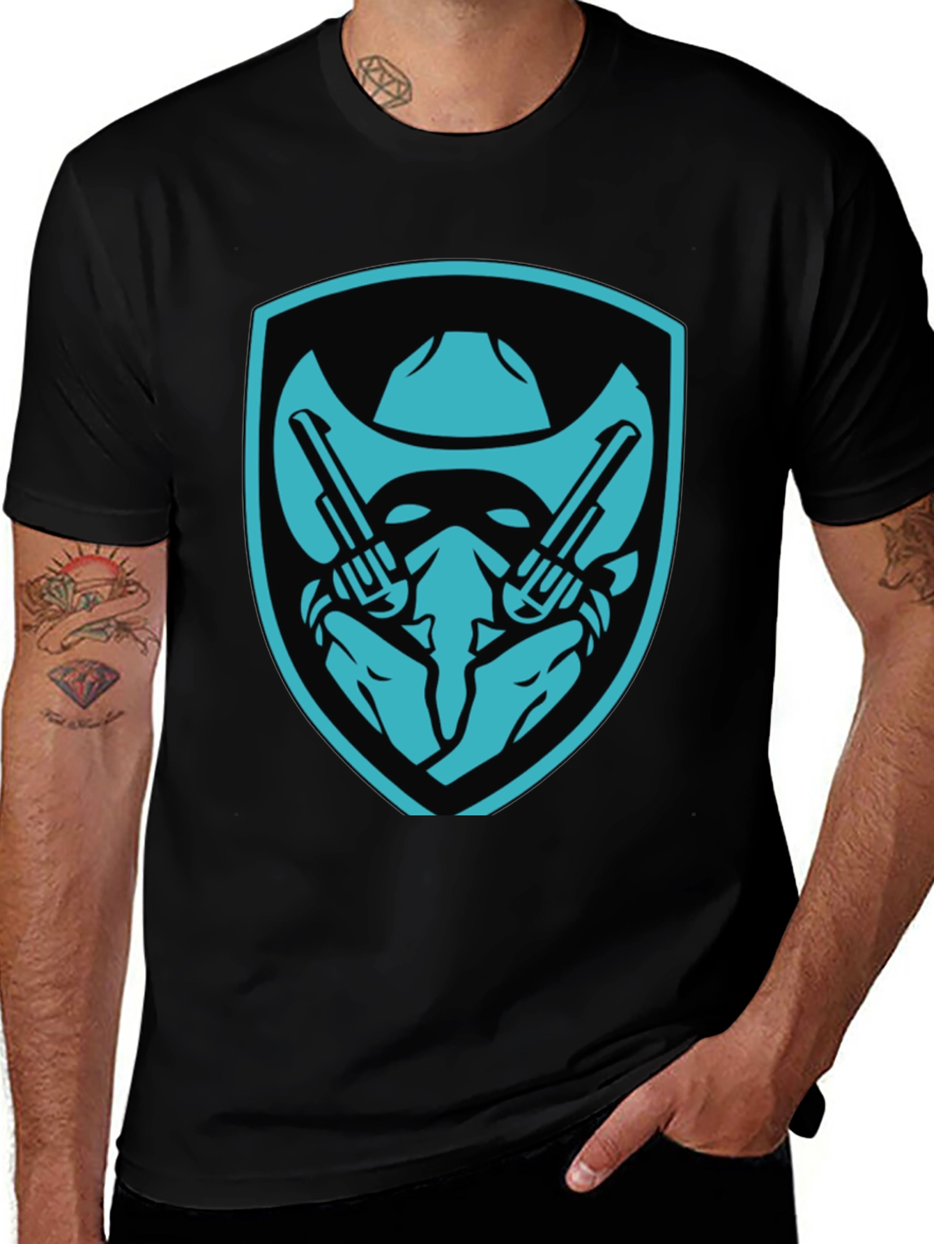 Variant 19 of Cowboy Gunslinger Graphic T-Shirt