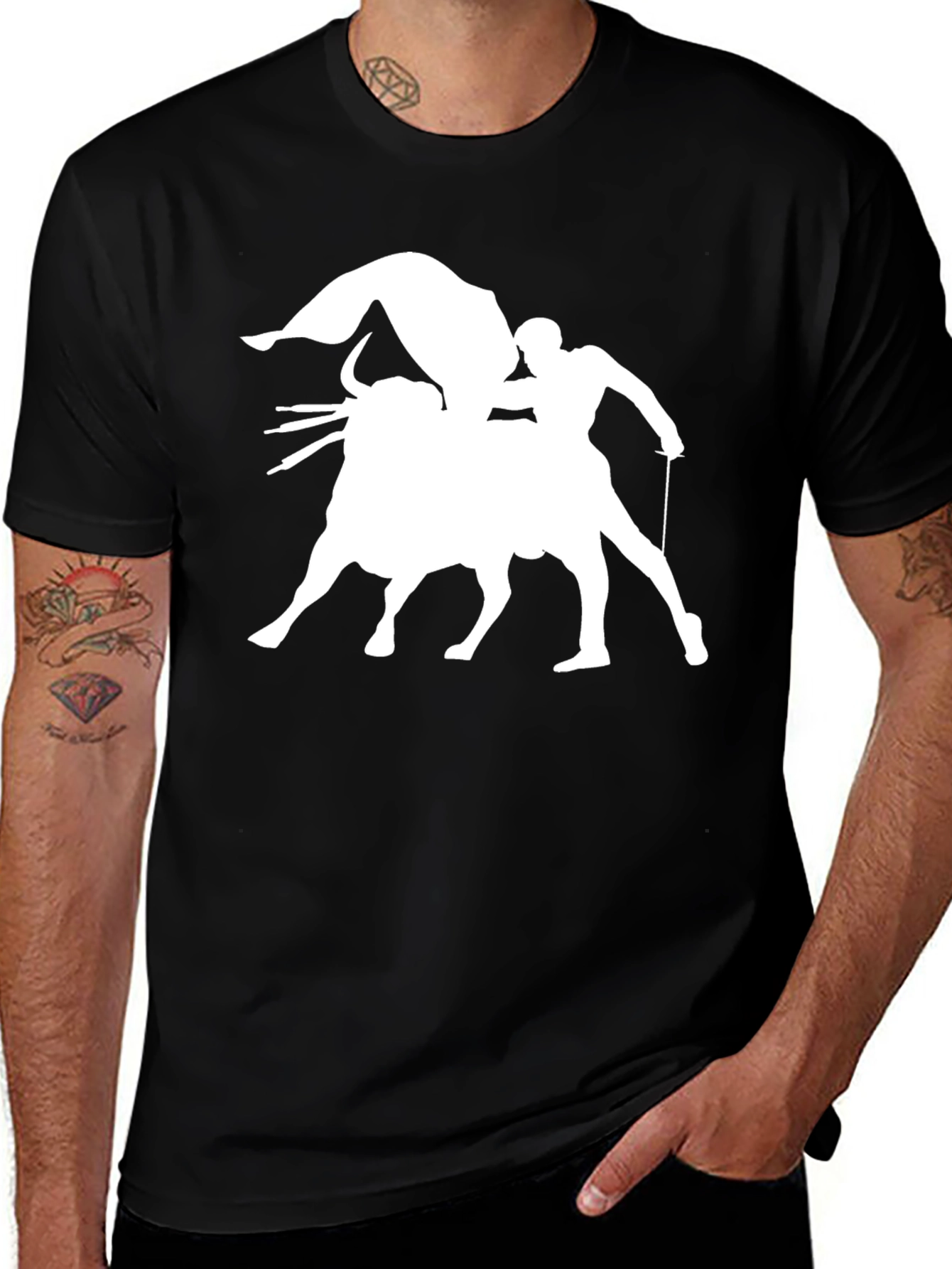 Variant 24 of Matador Bullfight Graphic Tee - Black