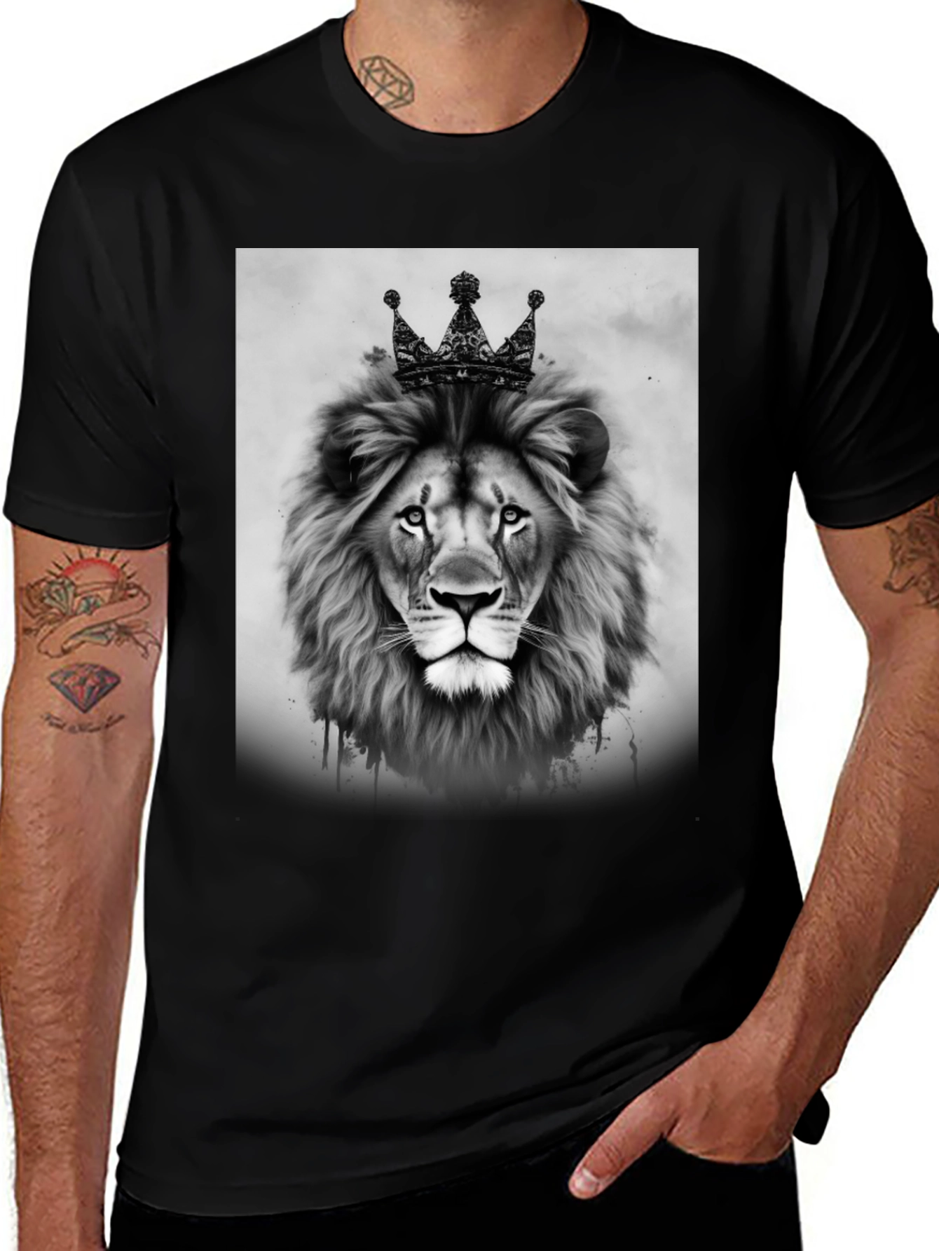 Variant 27 of Lion King Graphic Tee - Black Unisex T-Shirt