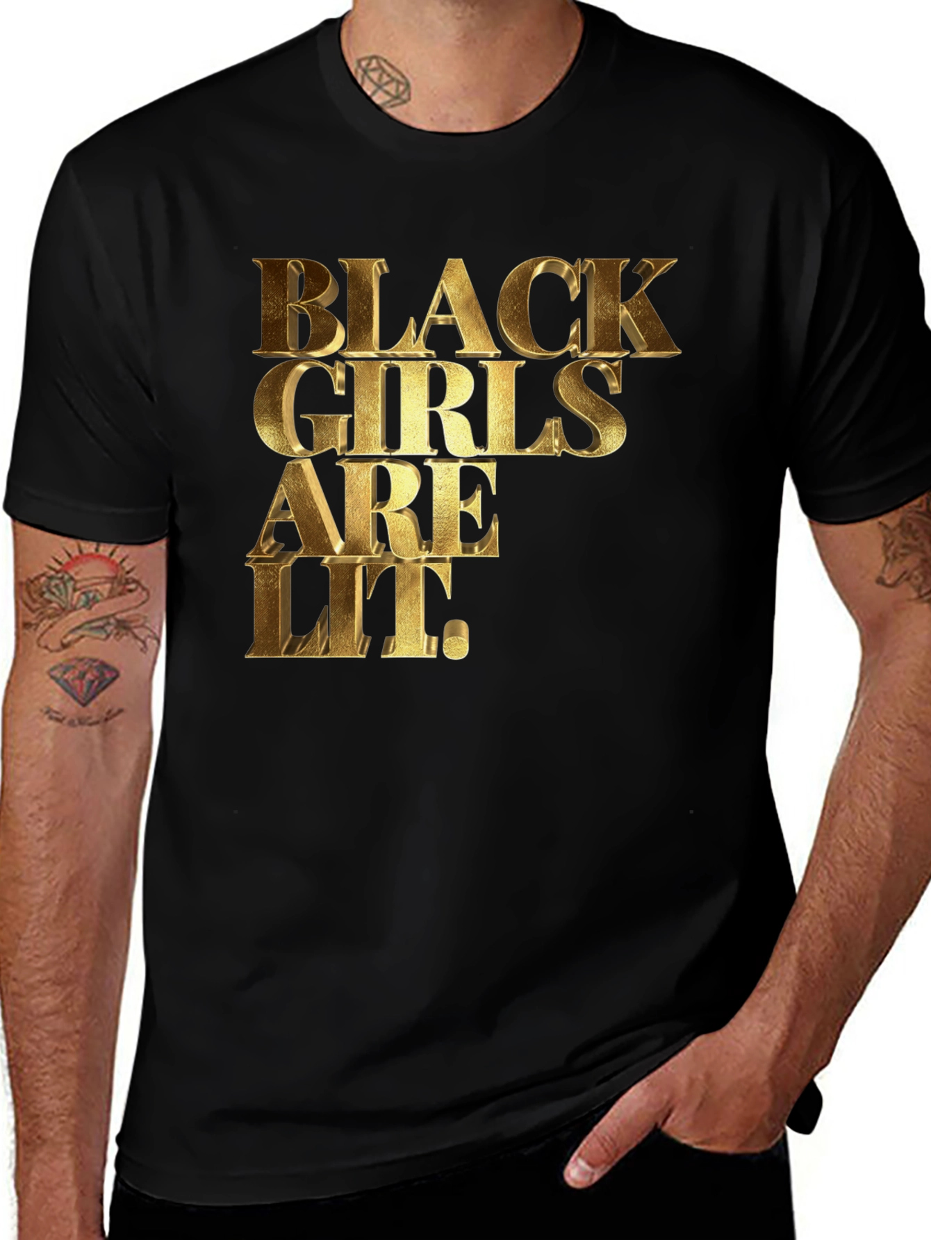 Variant 16 of Black Girls are Lit Graphic T-Shirt