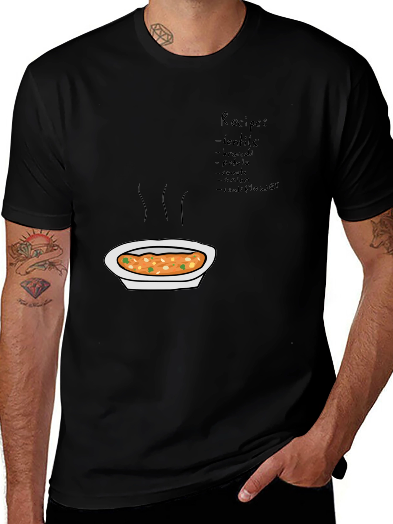 Variant 7 of Lentil Soup Recipe Tee - Comfort Food Shirt