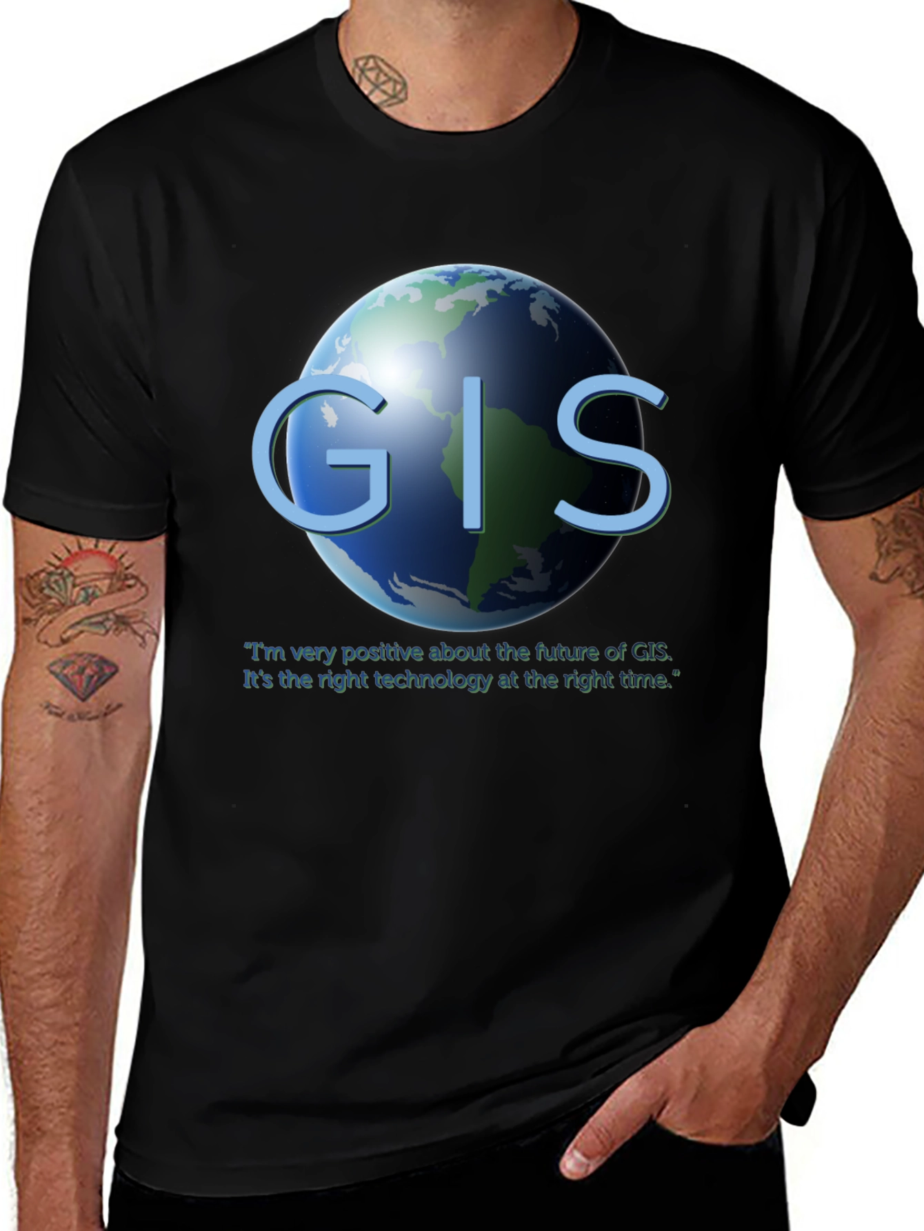 GIS Graphic T-Shirt - Future of Technology Tee