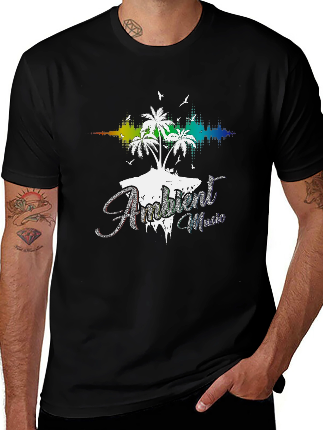 Variant 24 of Ambient Music Black T-Shirt