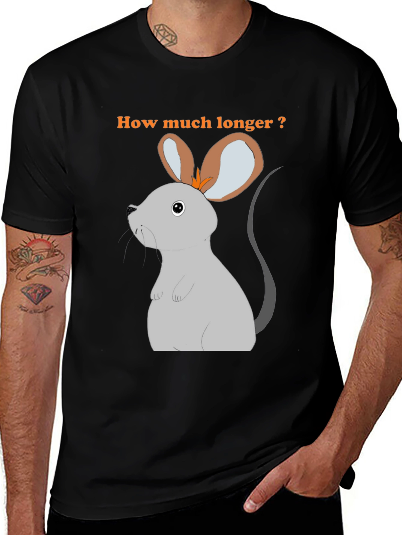 Variant 18 of How Much Longer Mouse T-Shirt
