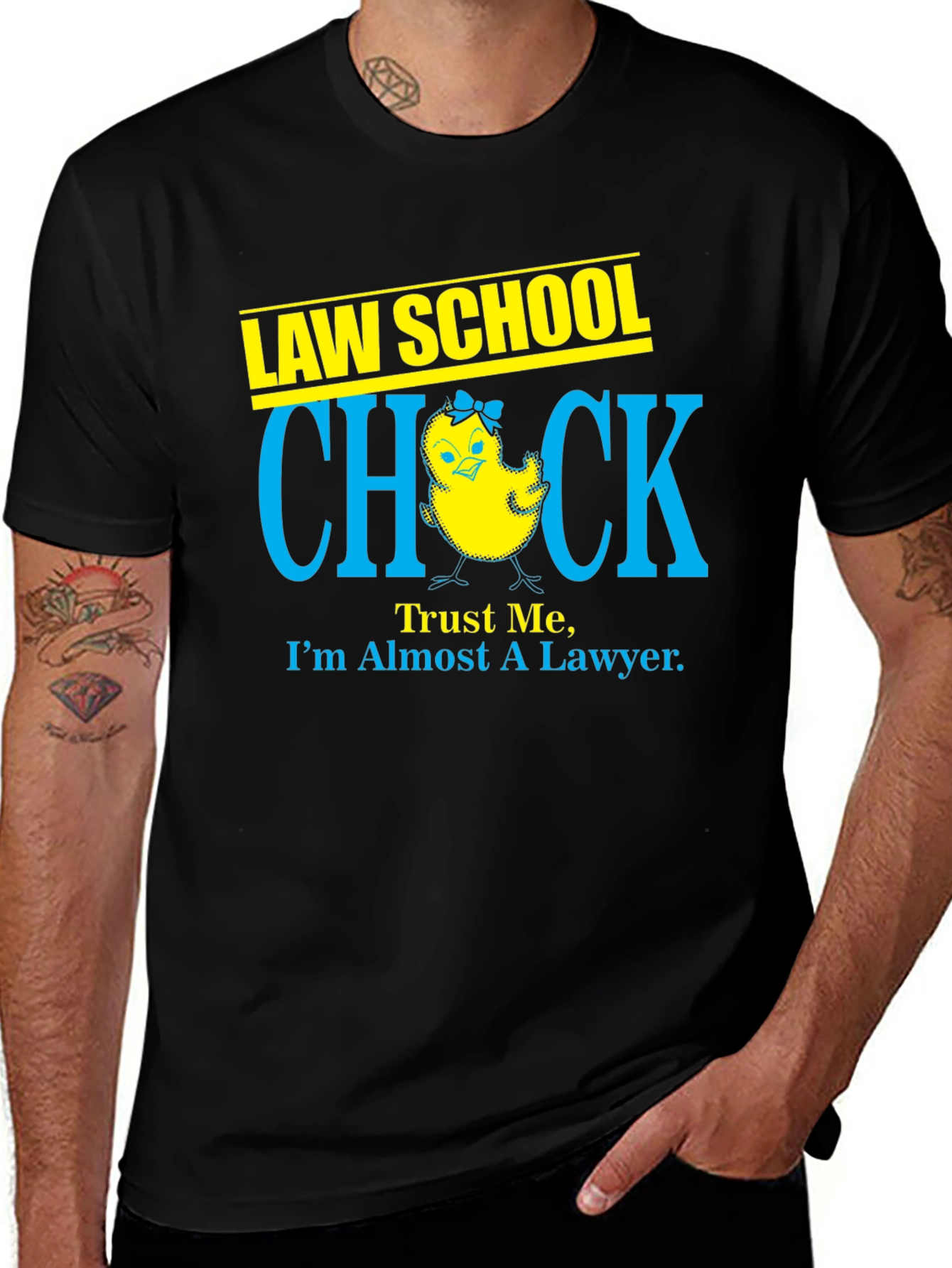Variant 7 of Law School Chick - Almost a Lawyer T-Shirt