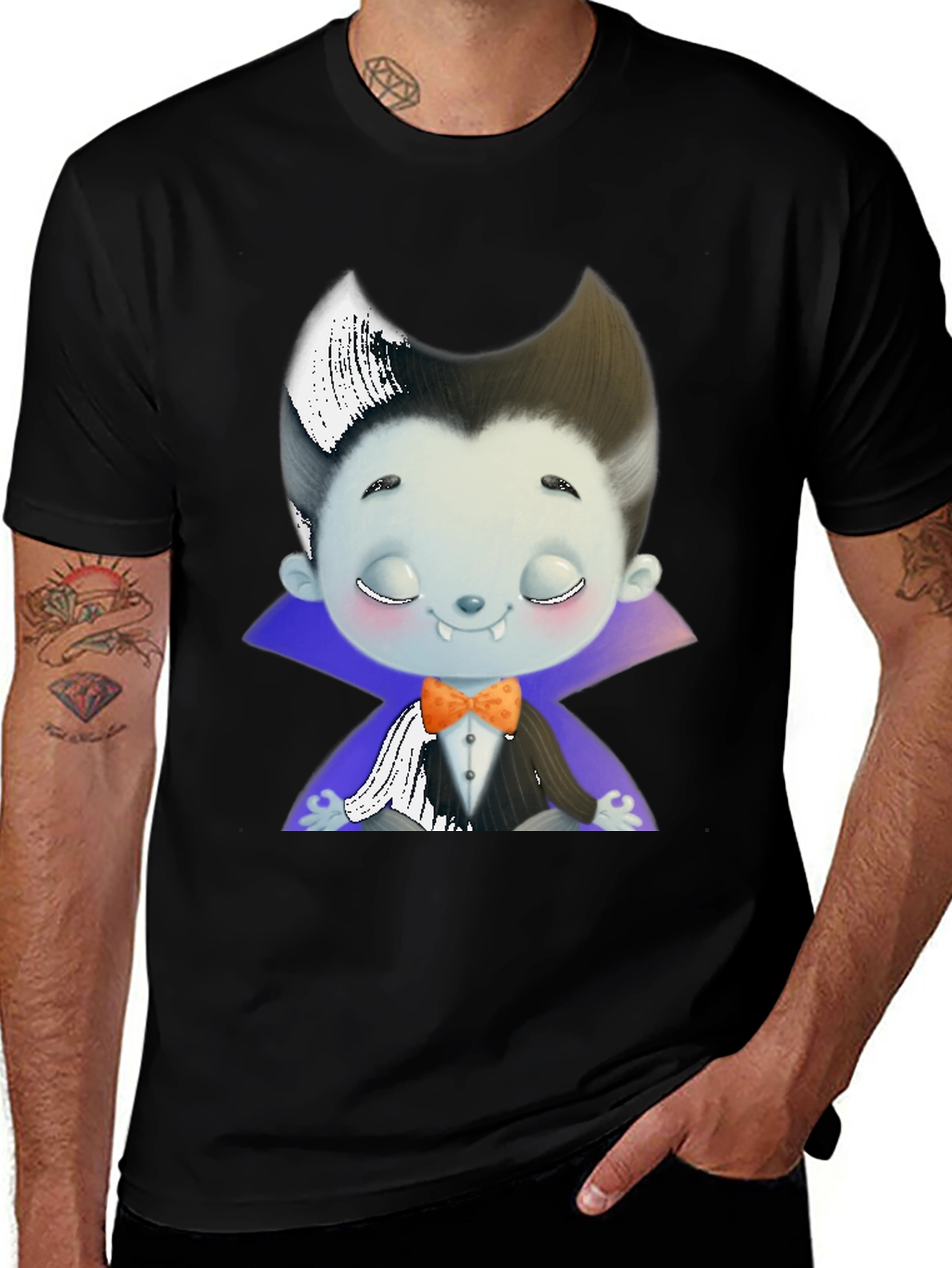 Variant 7 of Cute Vampire Cartoon T-Shirt