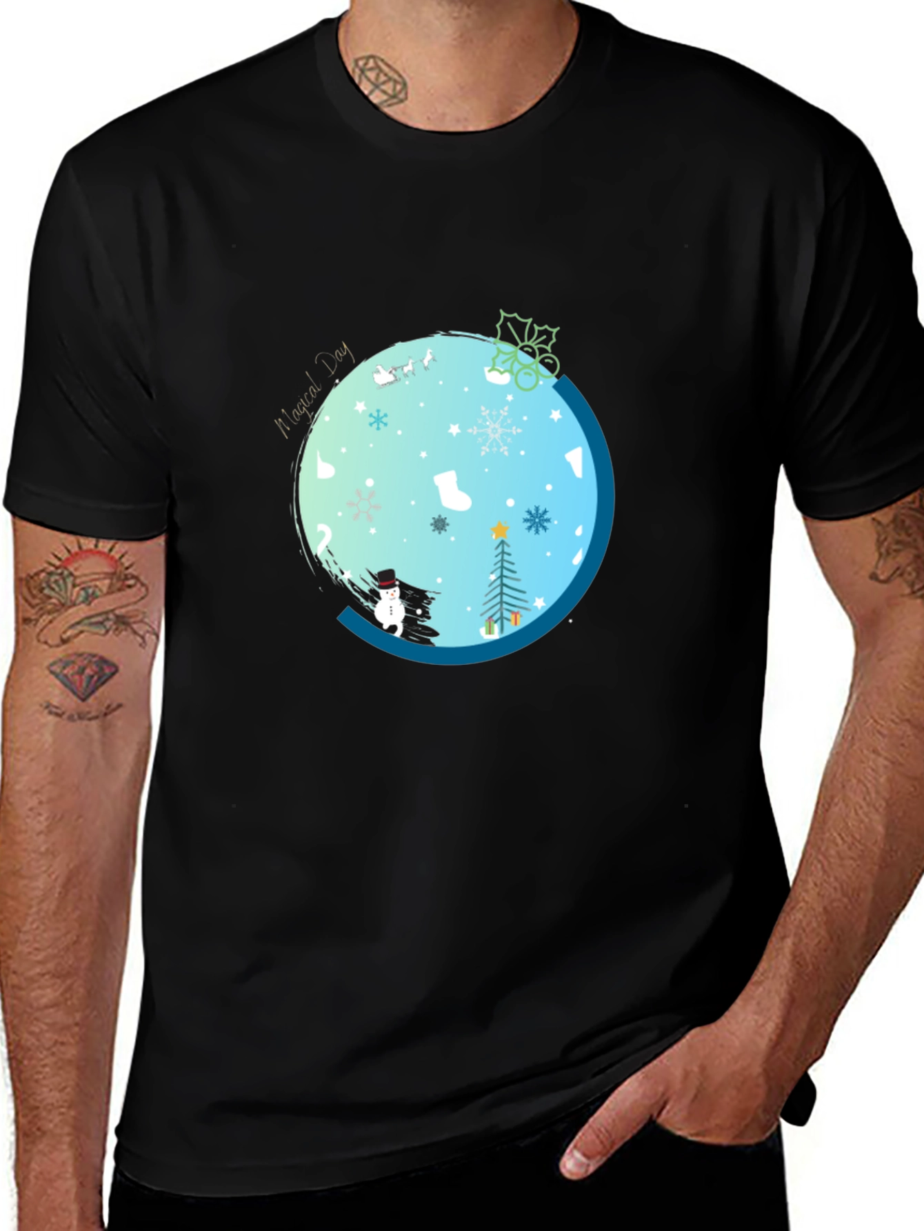 Variant 6 of Magical Day Tee - Christmas Design