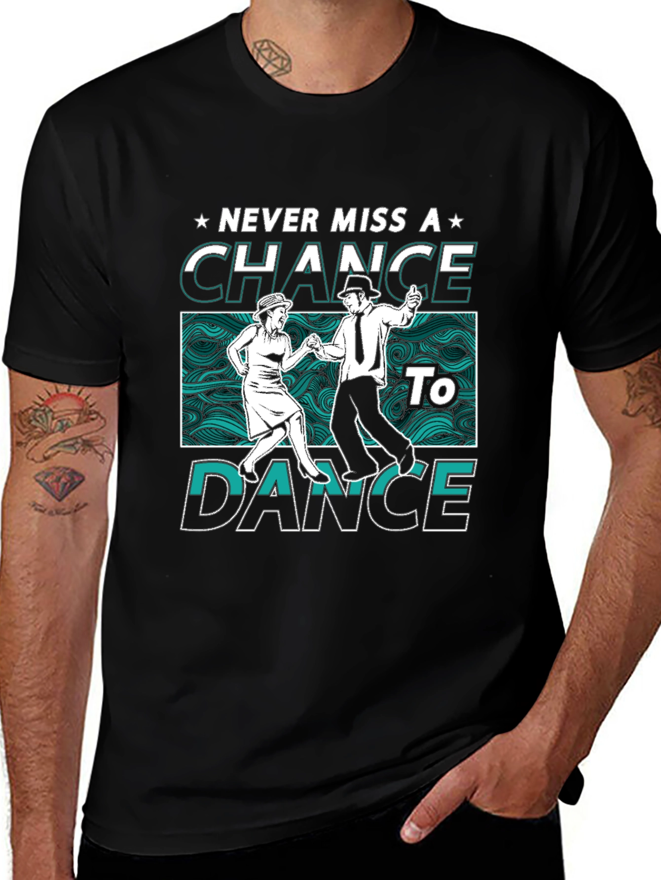 Variant 9 of Never Miss a Chance to Dance Graphic Tee