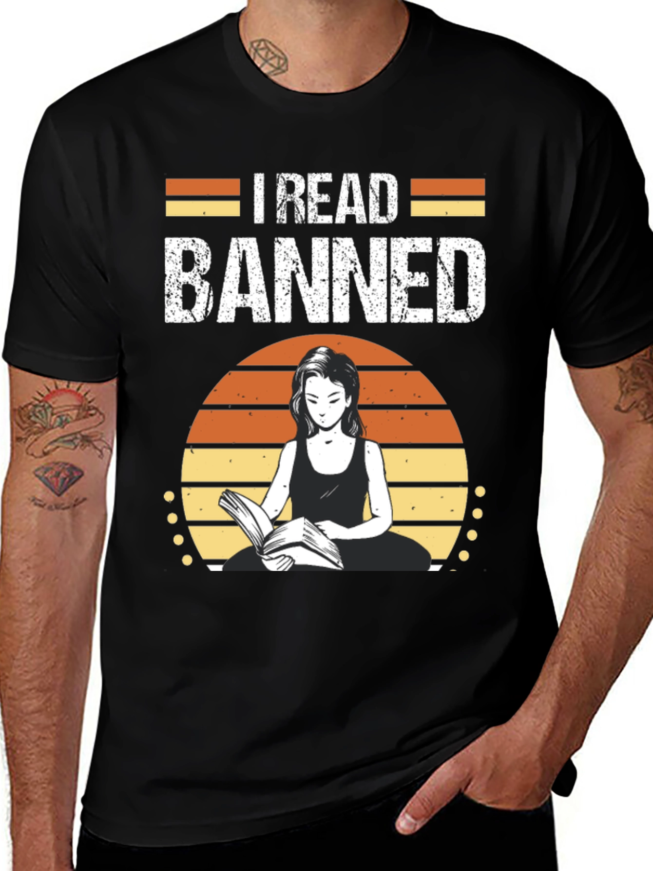 Variant 9 of I Read Banned Books T-Shirt