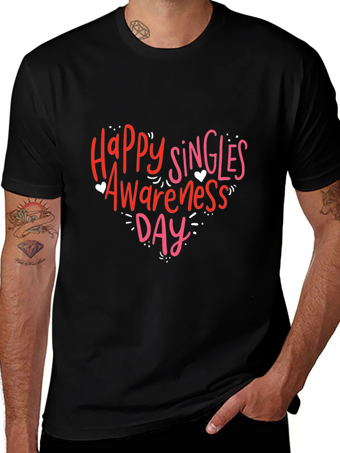 Variant 3 of Singles Awareness Day T-Shirt