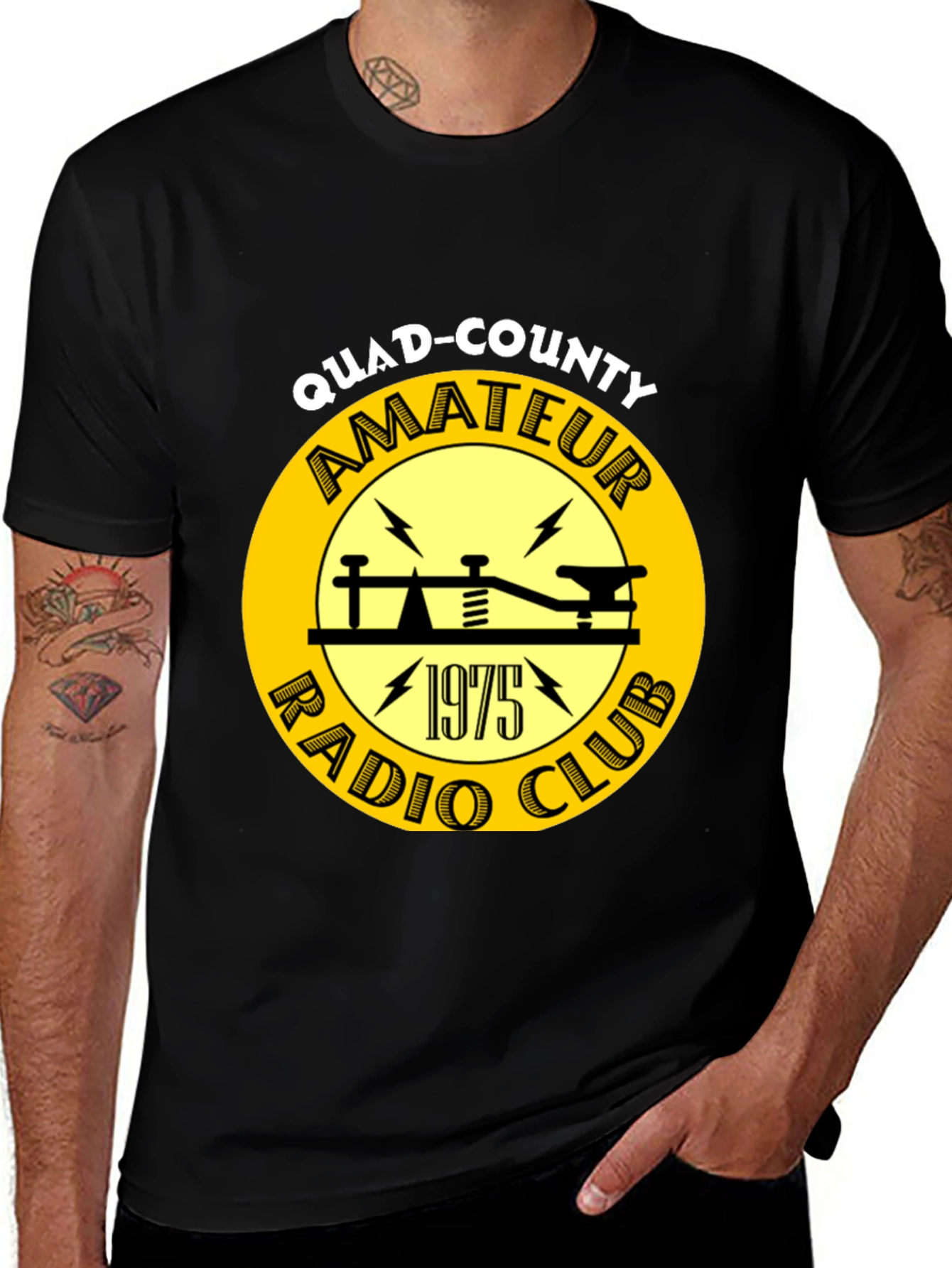 Variant 28 of Quad-County Amateur Radio Club T-Shirt