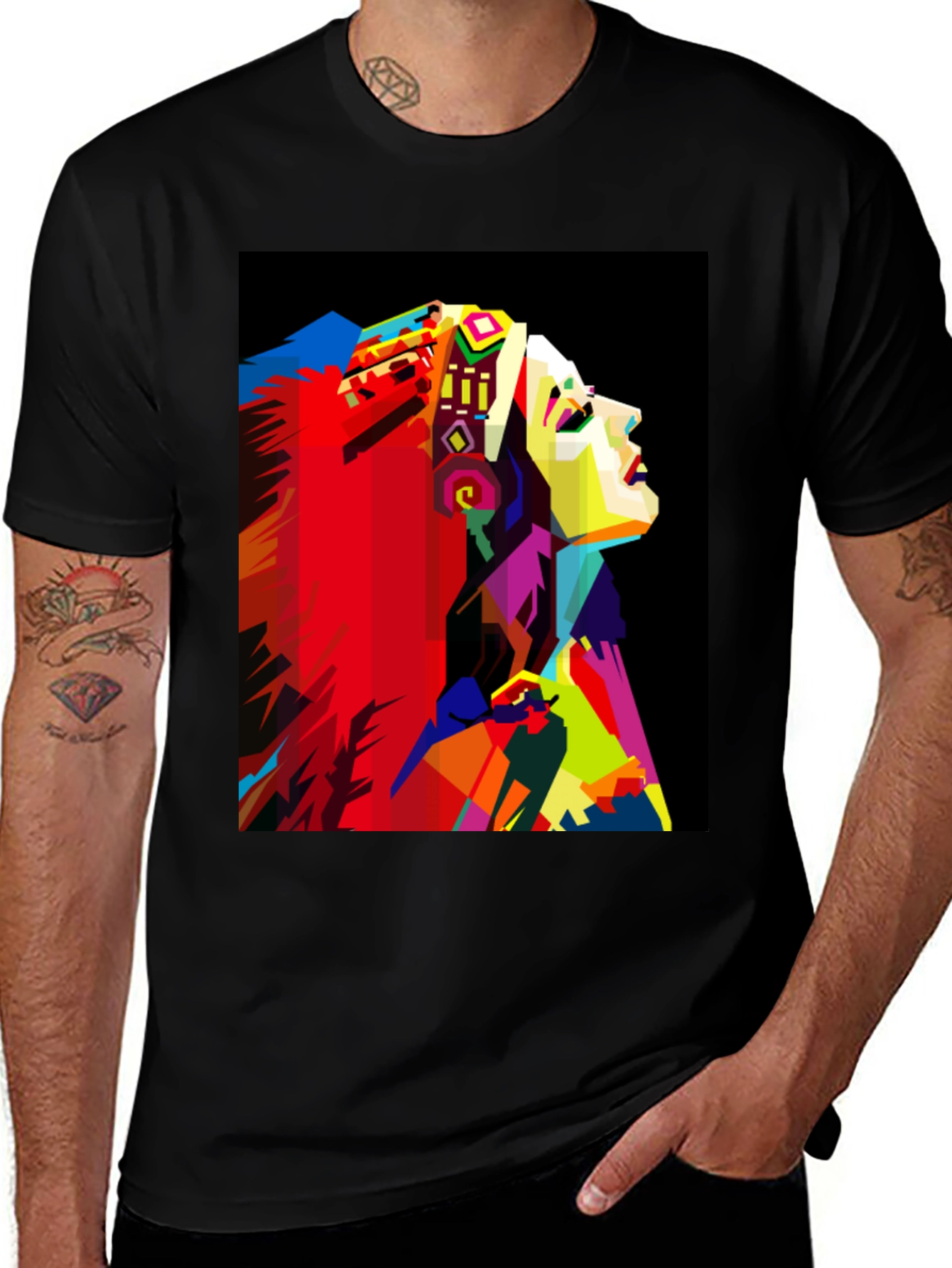 Variant 20 of Vibrant Abstract Graphic Tee - Stylish & Unique