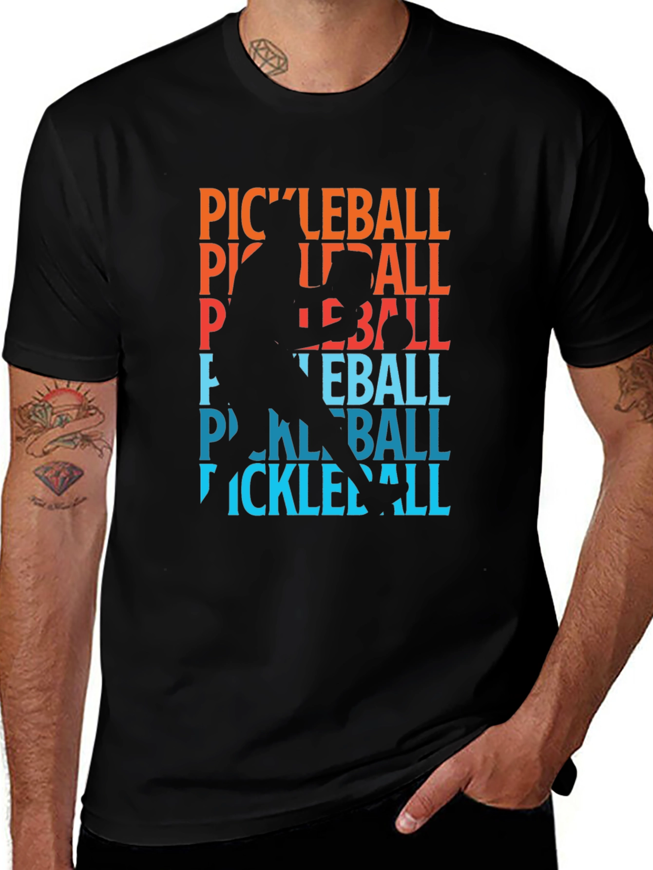 Variant 14 of Pickleball Player Graphic T-Shirt - Cool Sports Tee