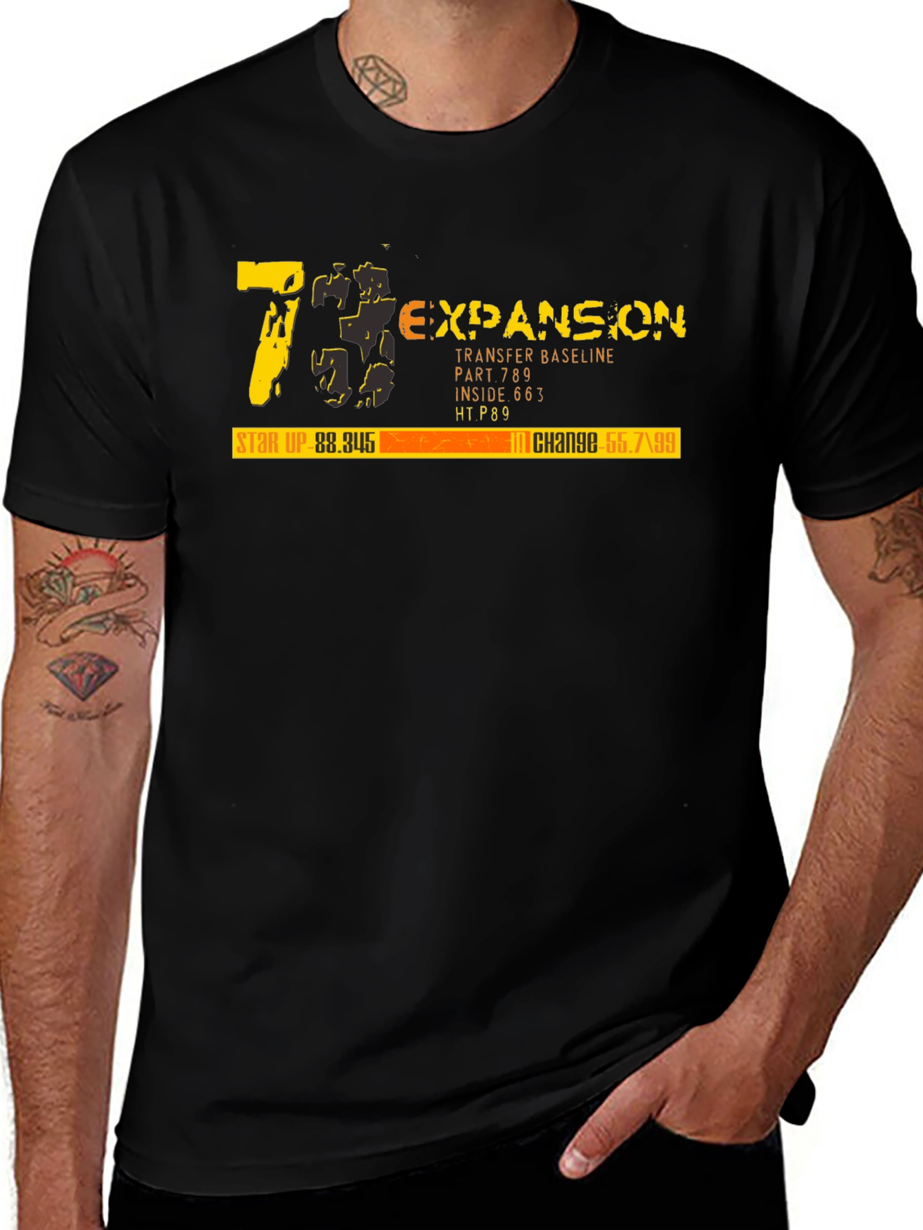 Variant 25 of Sci-Fi Graphic T-Shirt - Expansion Design