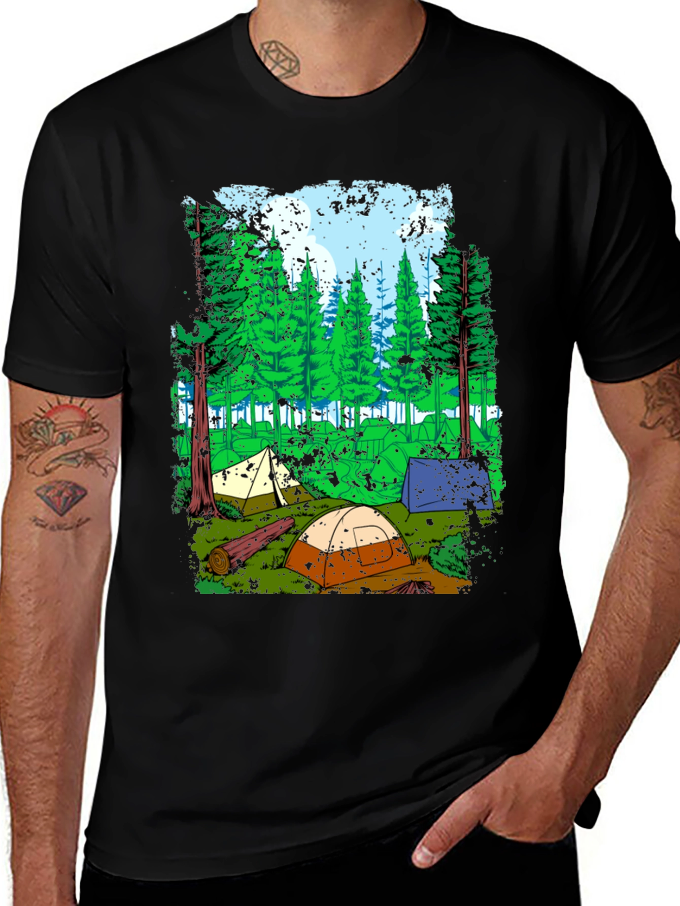 Variant 6 of Camping Adventure Graphic T-Shirt