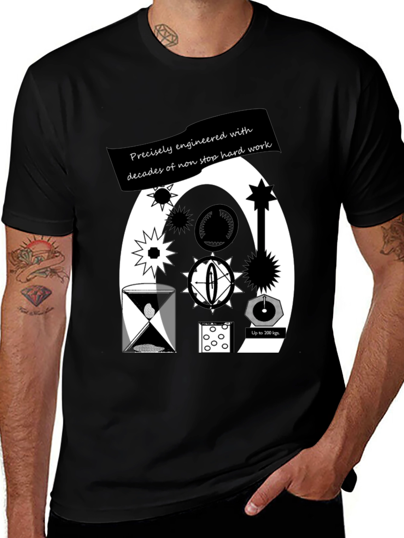 Variant 5 of Precisely Engineered Graphic Tee