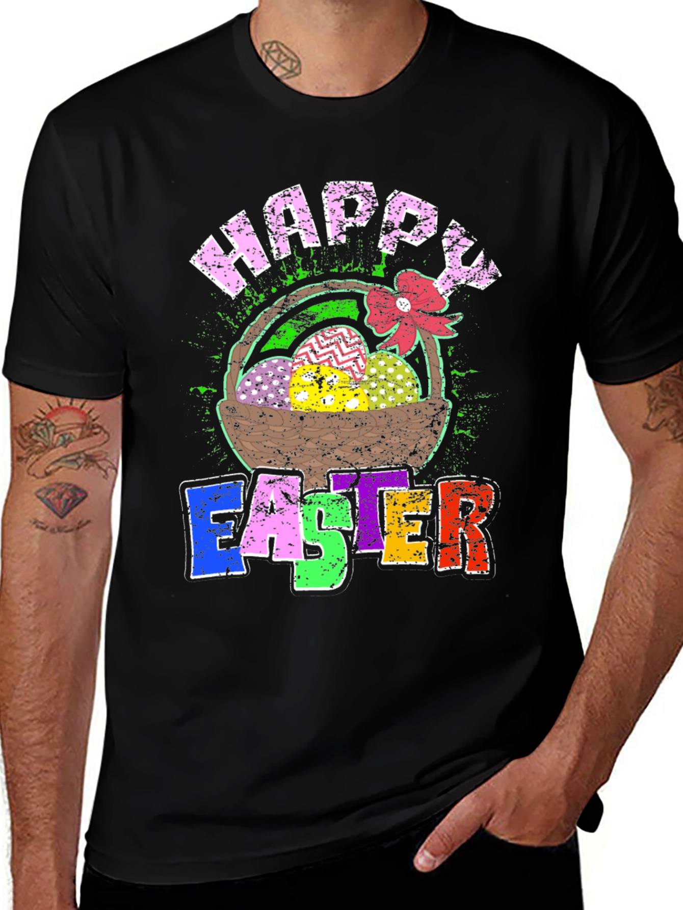 Happy Easter Graphic T-Shirt