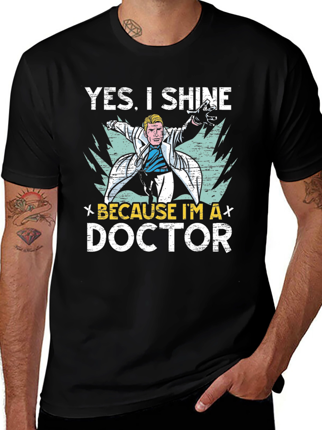 Variant 16 of Yes I Shine Doctor Graphic T-Shirt