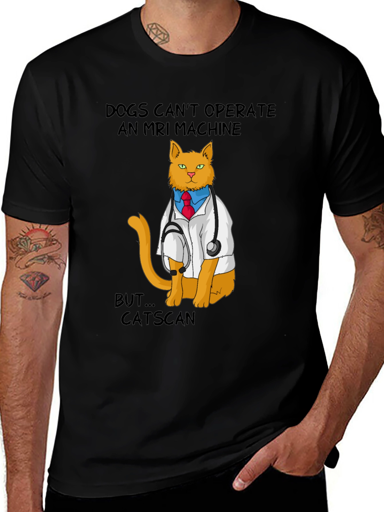 Variant 22 of Funny Catscan T-Shirt - Veterinarian Cat MRI Pun