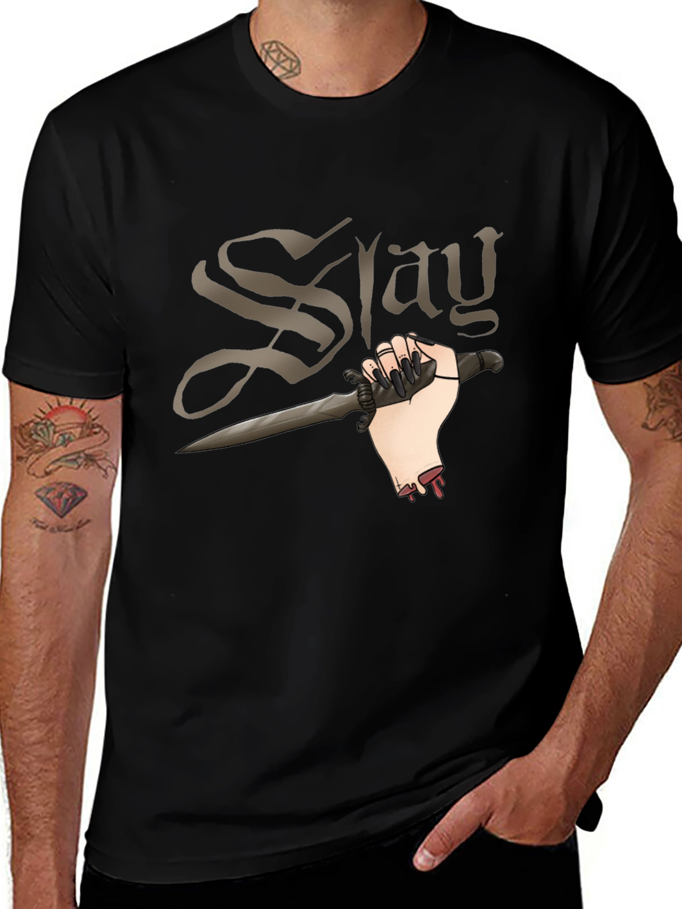 Variant 20 of Slay Graphic T-Shirt - Black