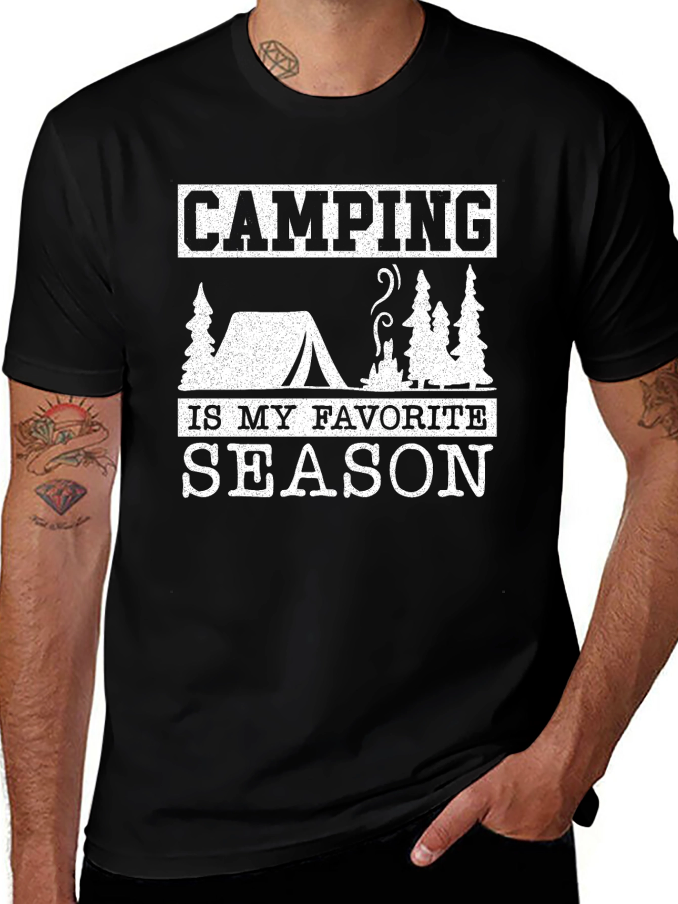 Variant 10 of Camping Is My Favorite Season Graphic Tee