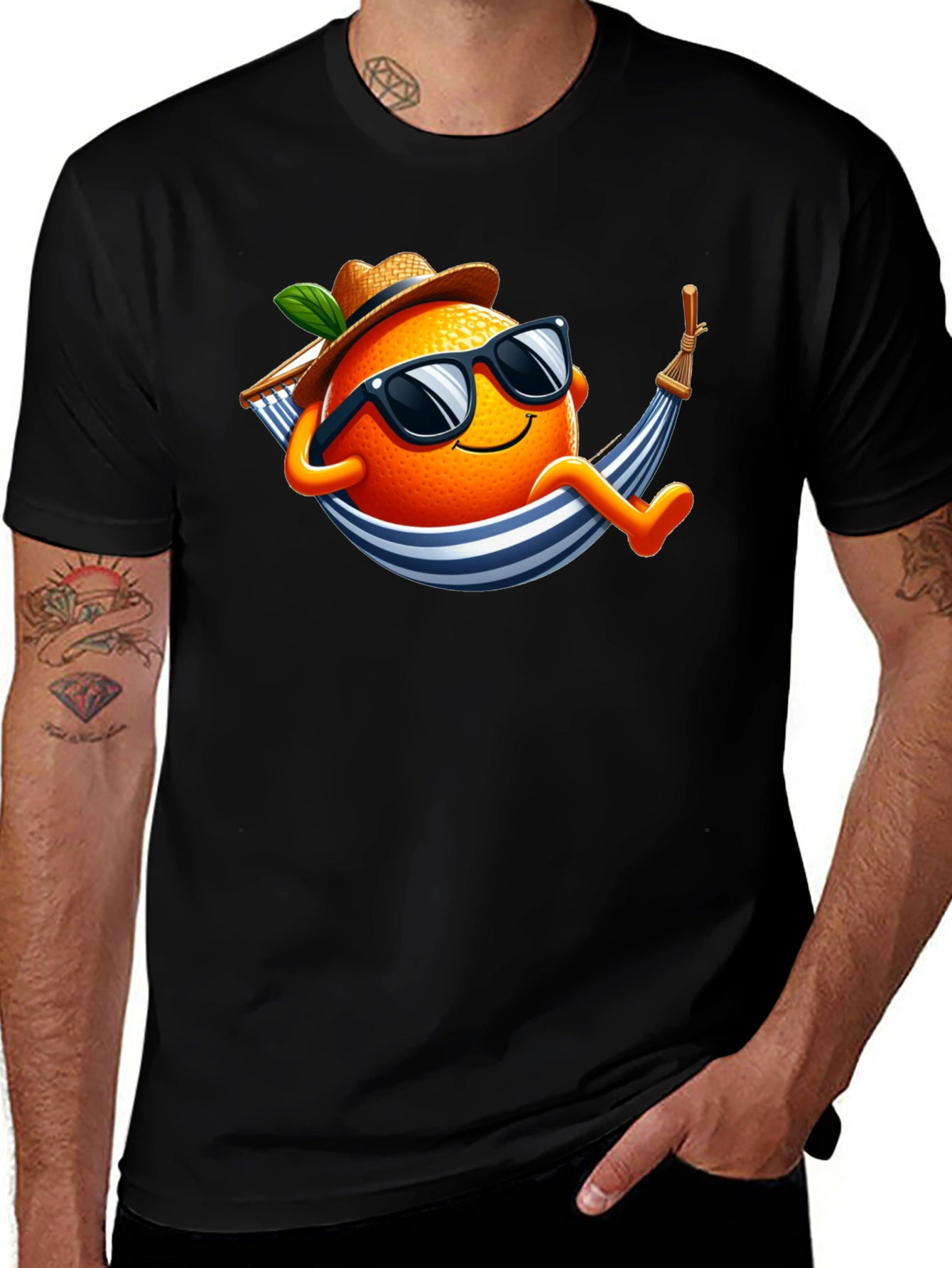 Variant 19 of Relaxing Orange T-Shirt: Summer Vibes