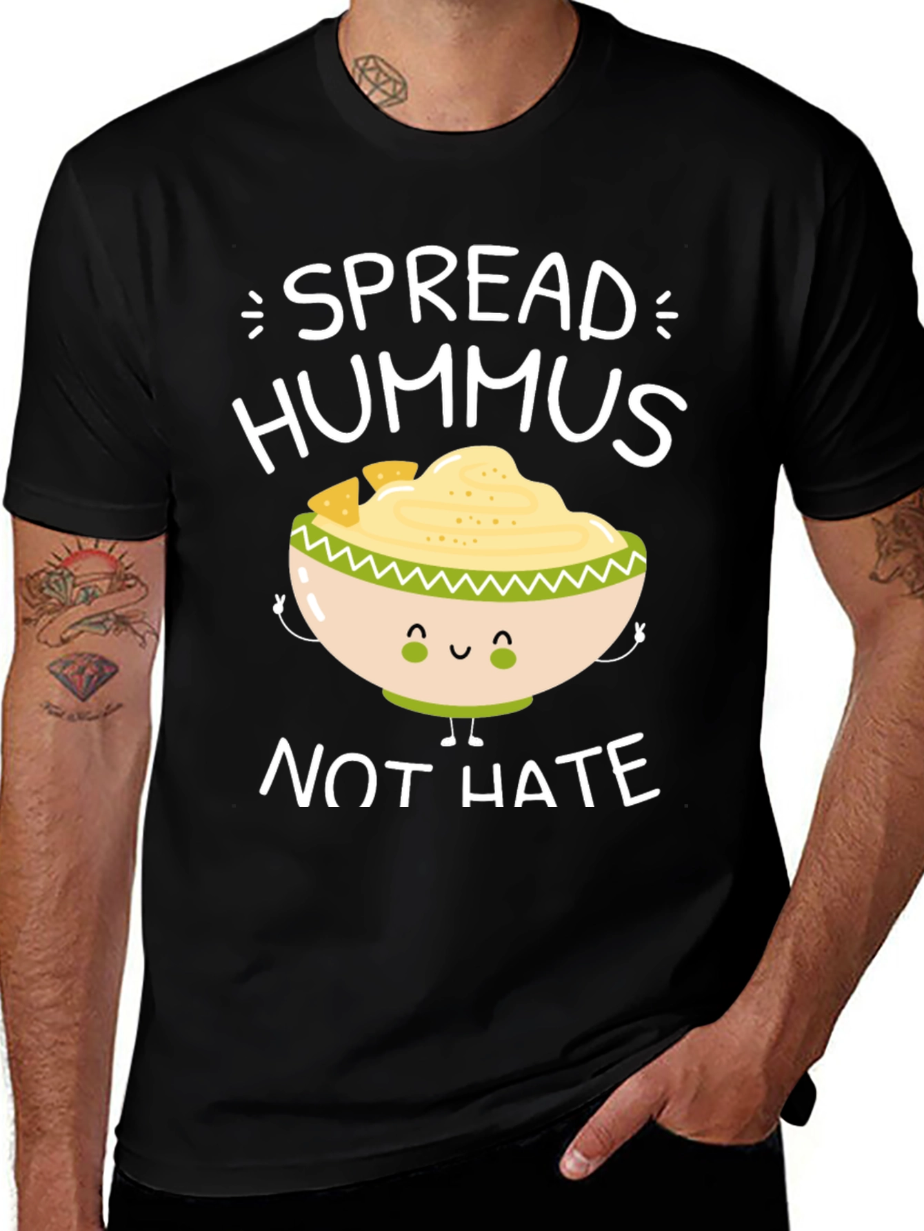 Variant 26 of Spread Hummus, Not Hate T-Shirt