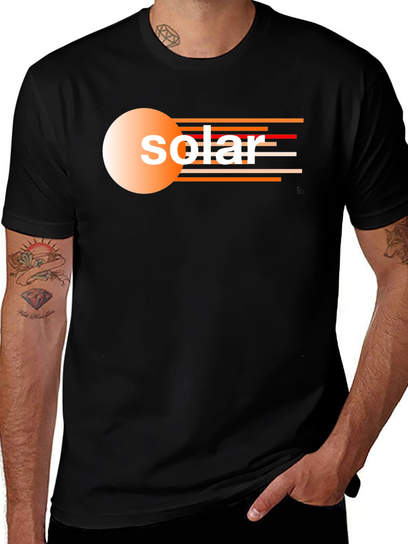 Solar Graphic T-Shirt - Modern Style