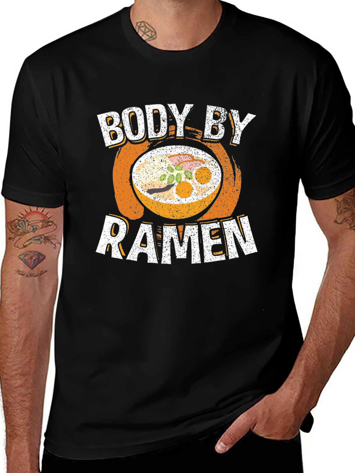 Variant 17 of Body By Ramen Graphic T-Shirt
